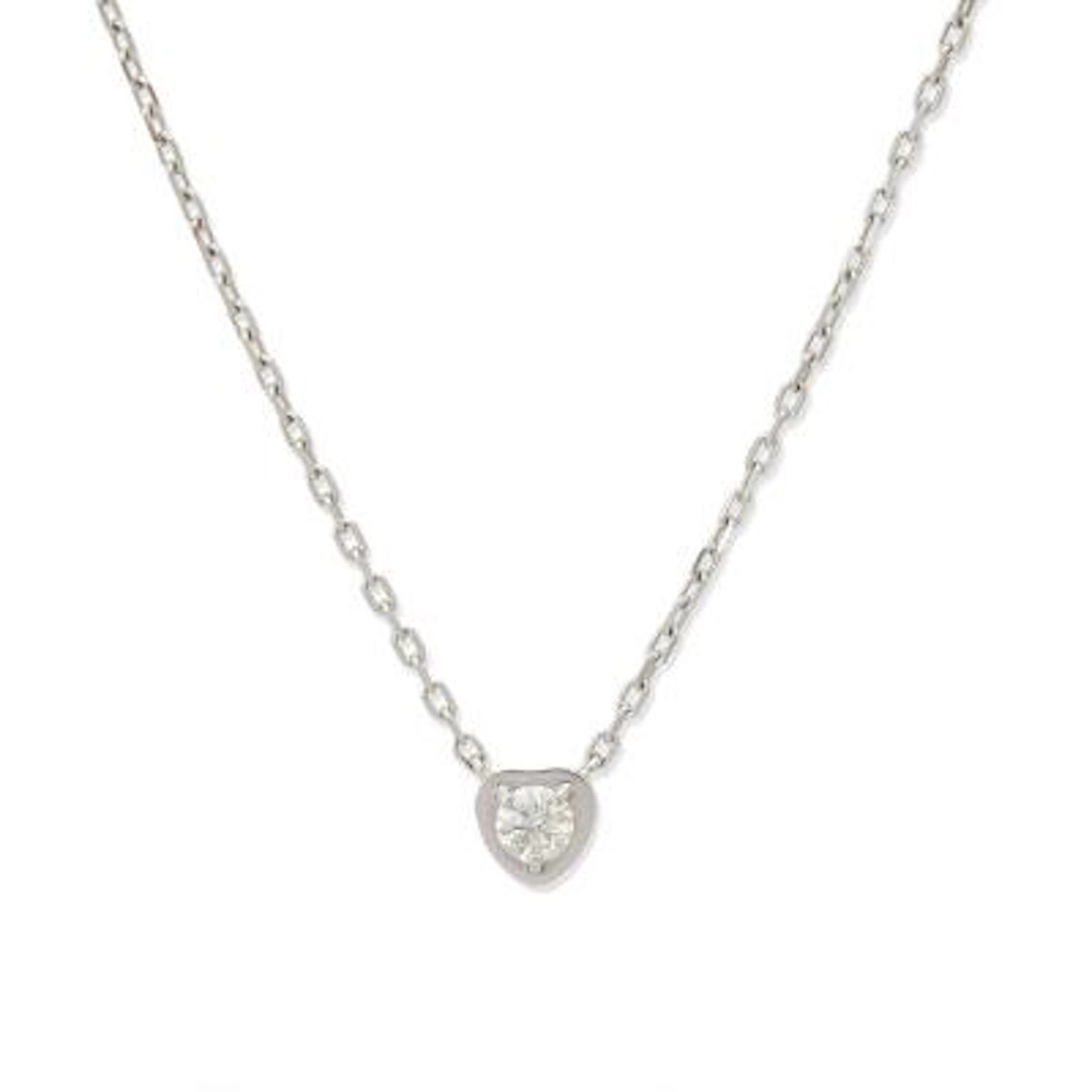 Cartier: A "Diamants Légers" necklace set with a brilliant-cut diamond