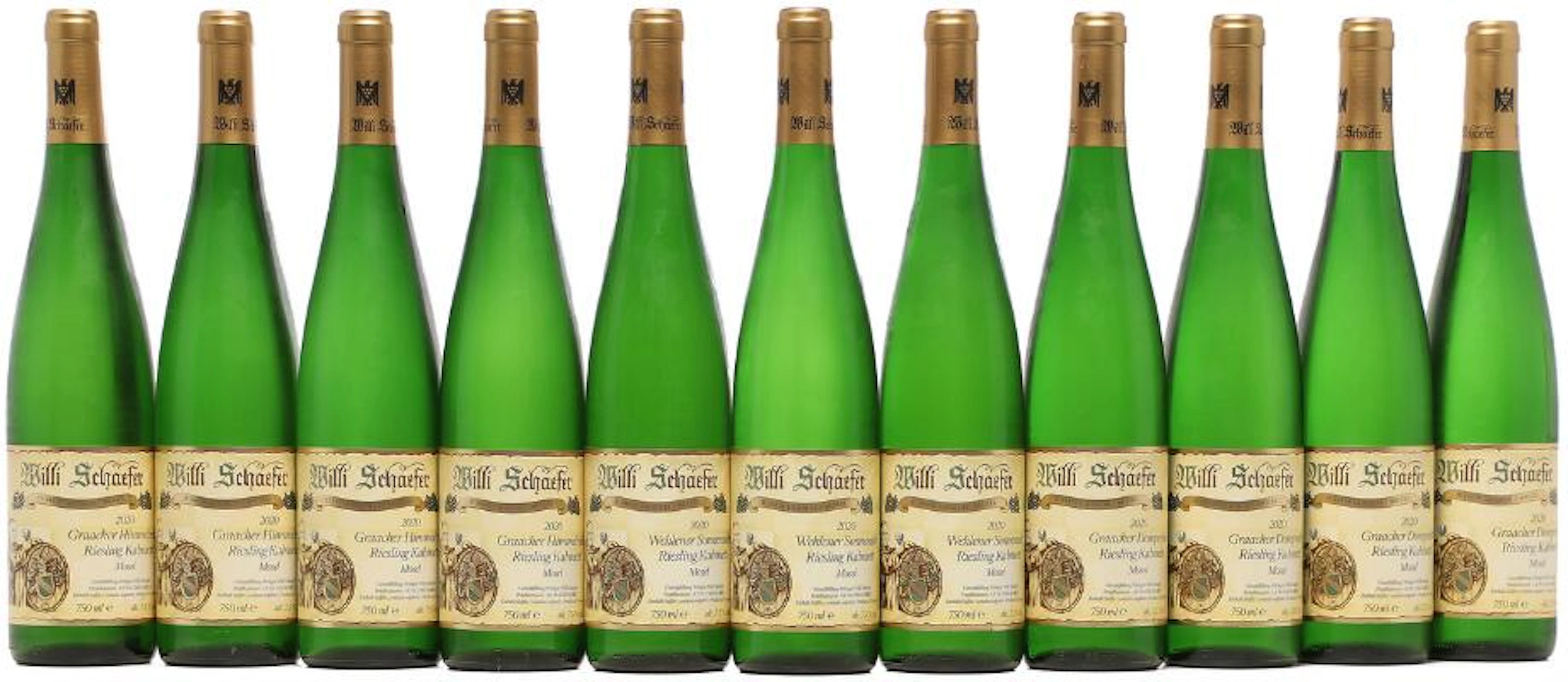 4 bts. Riesling Kabinett "Graacher Himmelreich", Willi Schaefer, Mosel-Saar-Ruwe