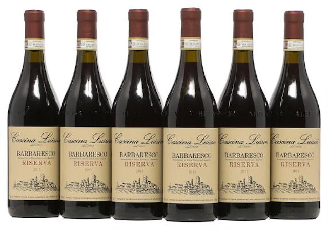 12 bts. Barbaresco "Riserva", Cascina Luisin 2015 A (hf/in). Oc. –