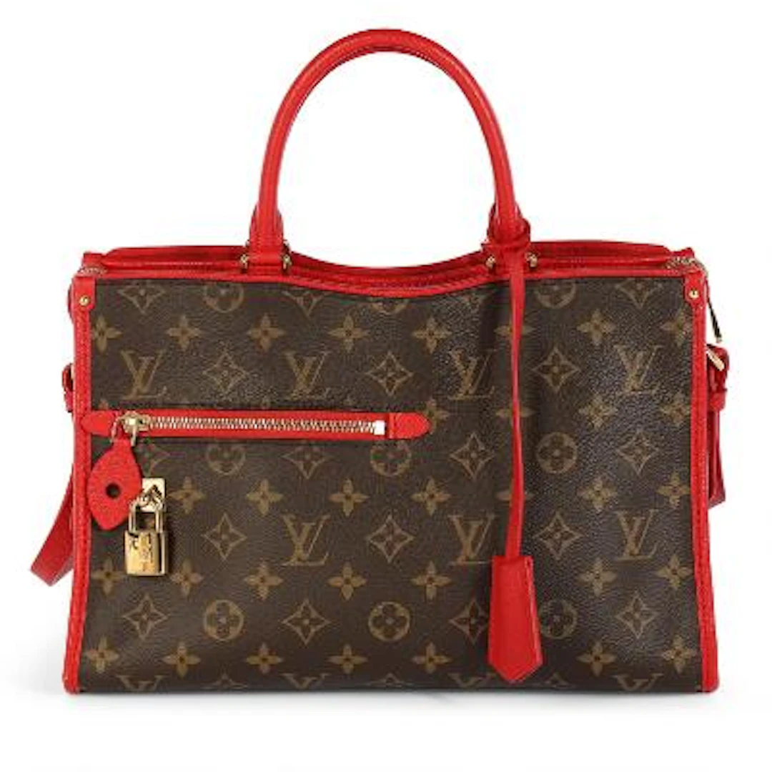 Louis Vuitton: A "Popincourt PM" bag of brown monogram canvas with
