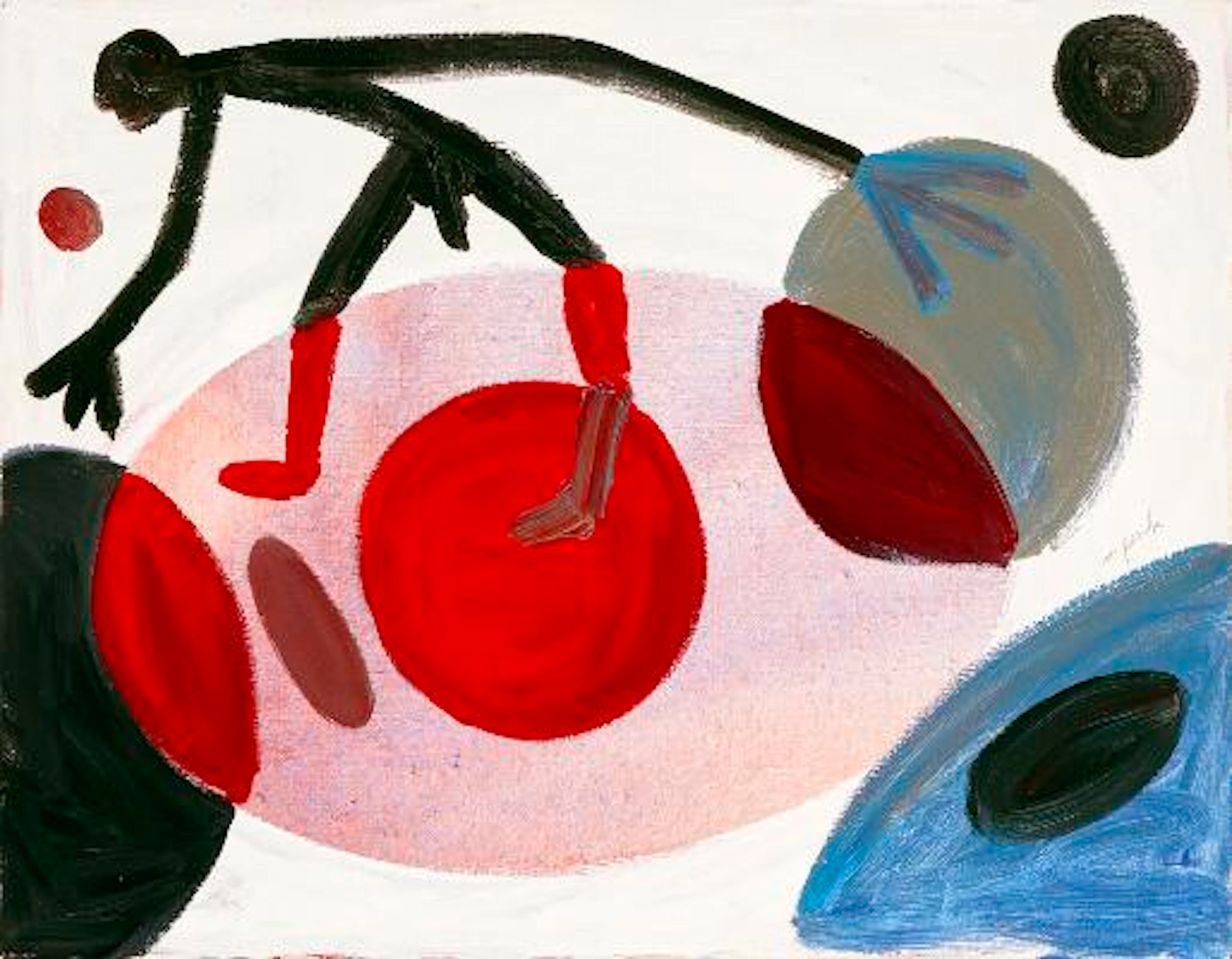 A. R. Penck: "Zwischen den Welten", 1998. Signed A.R. Penck. Acrylic