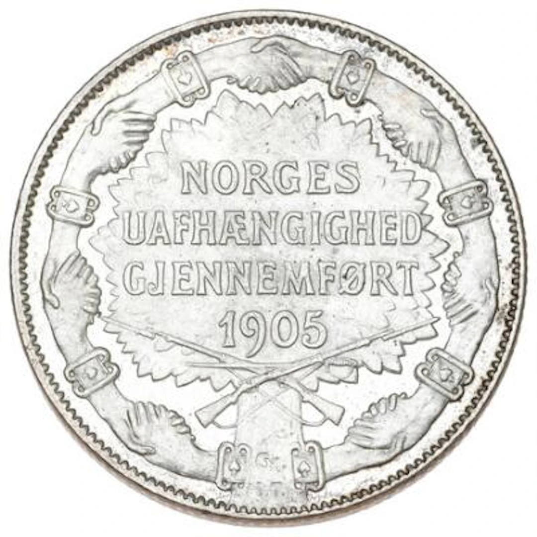 Norway, Haakon VII, 2 kr 1907 'rifle type', NM 5 – Bruun Rasmussen Auctioneers