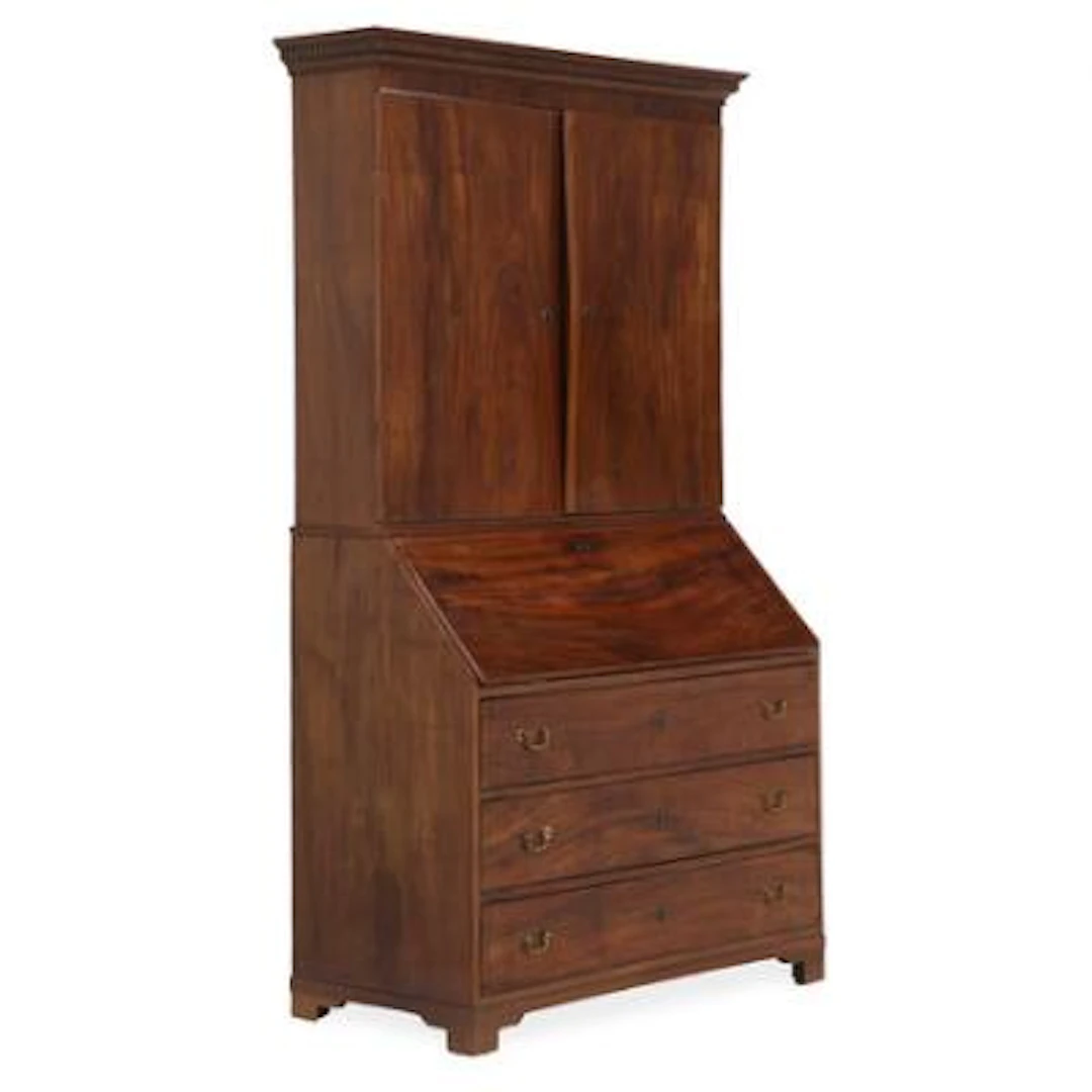 A North German Louis XVI bureau. C. 1790. H. 207. W. 113 cm. D. 54