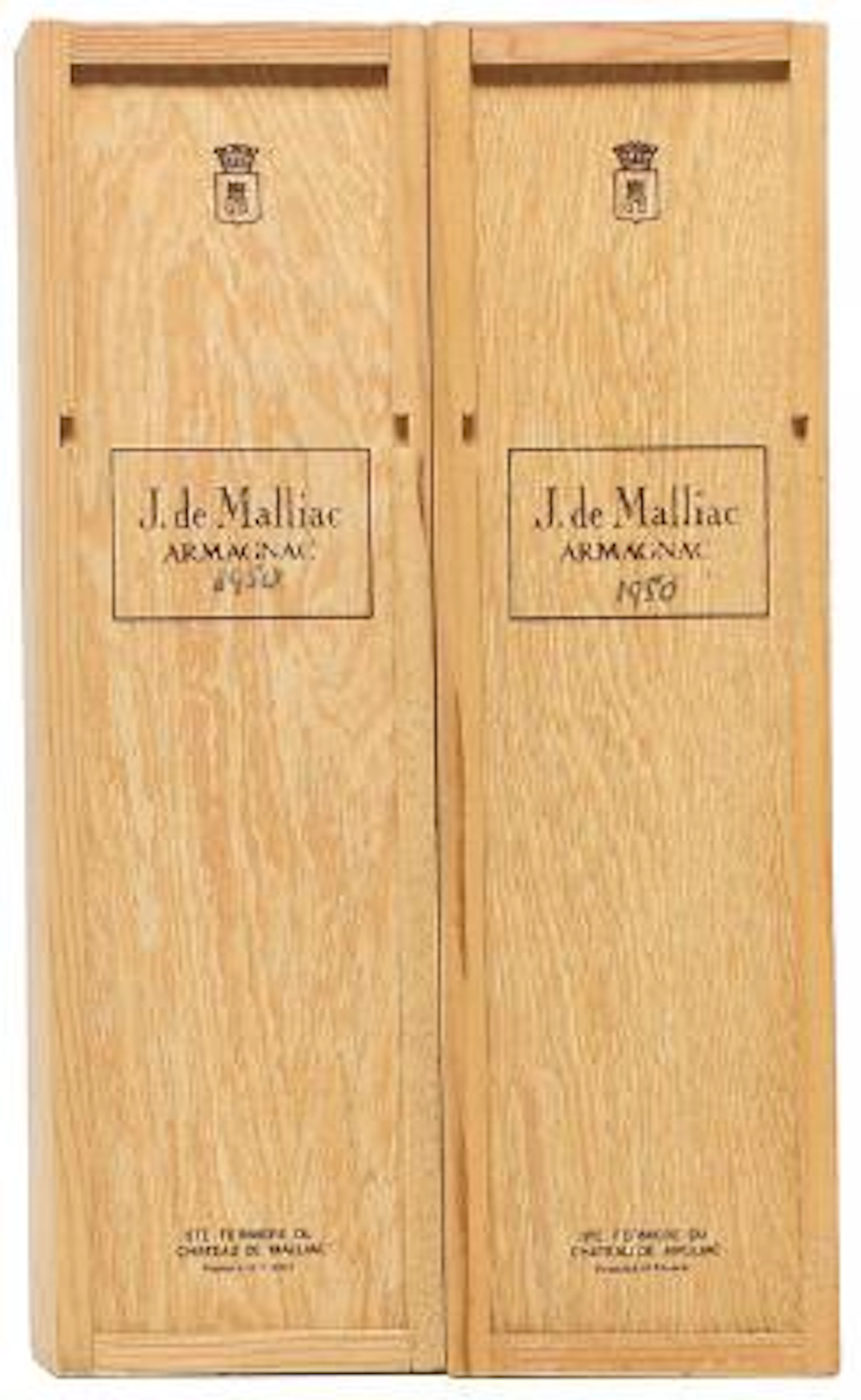 2 bts. Armagnac, J. de Malliac 1950 – Bruun Rasmussen Auctioneers