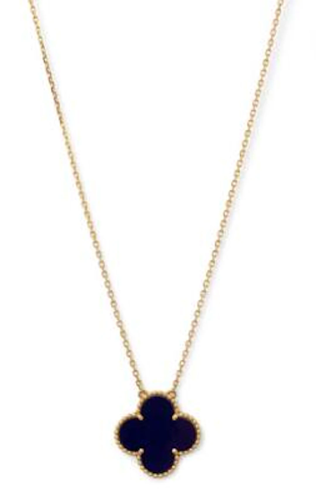 Van Cleef & Arpels: A "Magic Alhambra Vendome" necklace of 18k gold