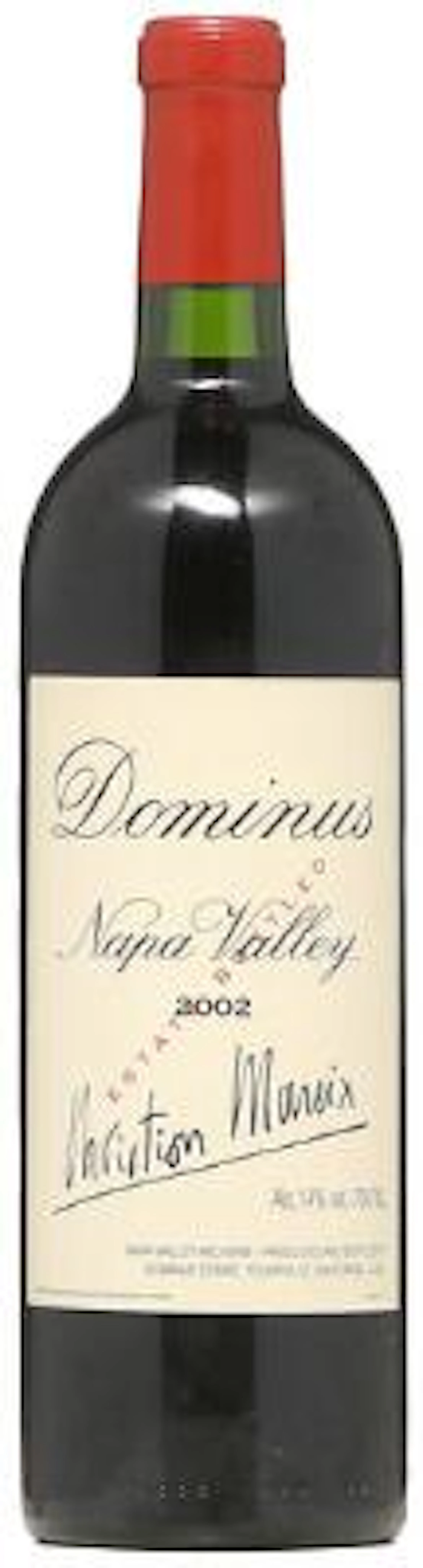 1 bt. Dominus Estate, Christian Moueix, Napa Valley 2002 A (hf/in).