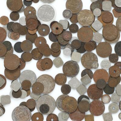 Collection of coins from the Netherlands, Dutch East Indies, Suriname