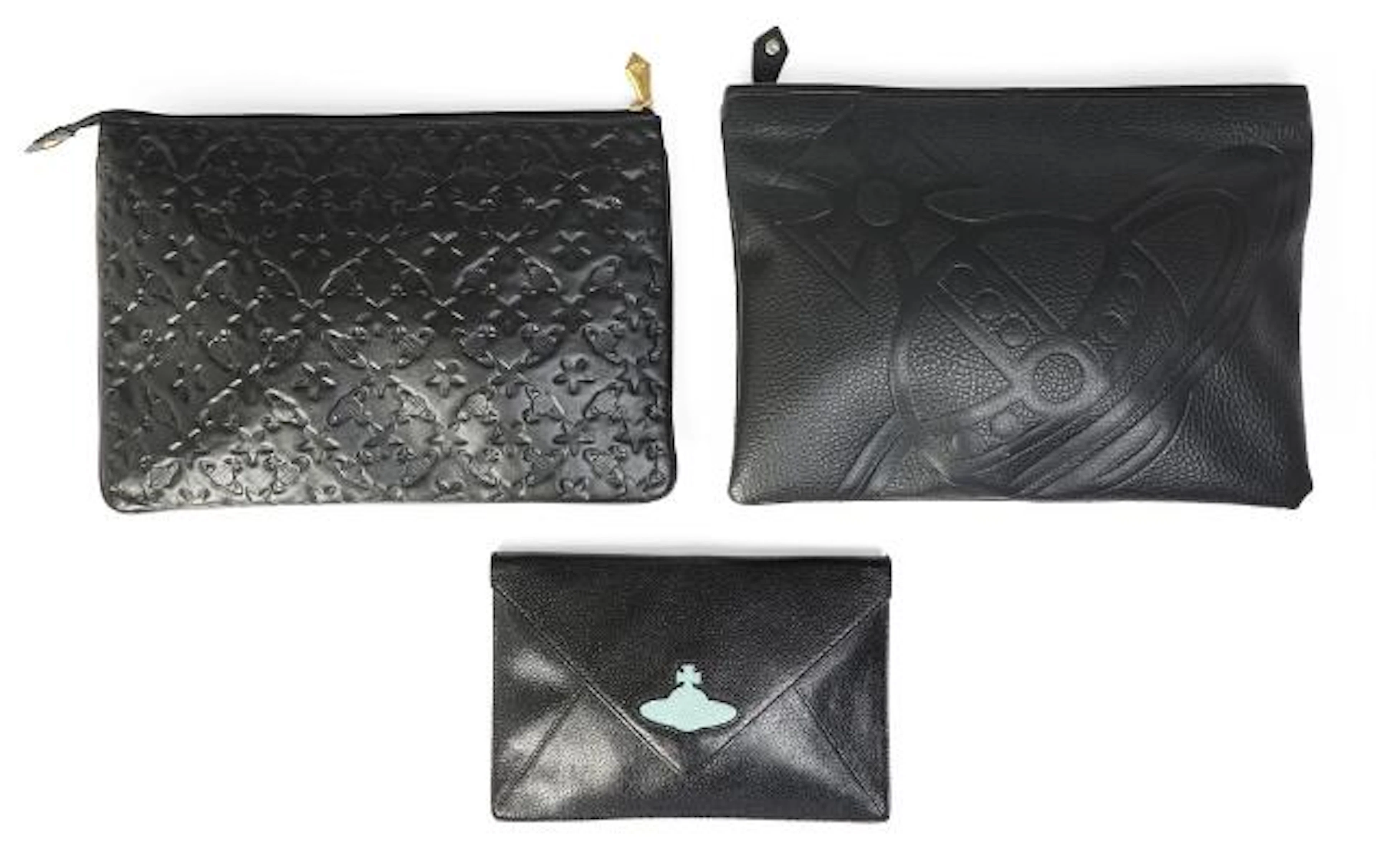 Vivienne Westwood: A collection comprising of a clutch and two laptop
