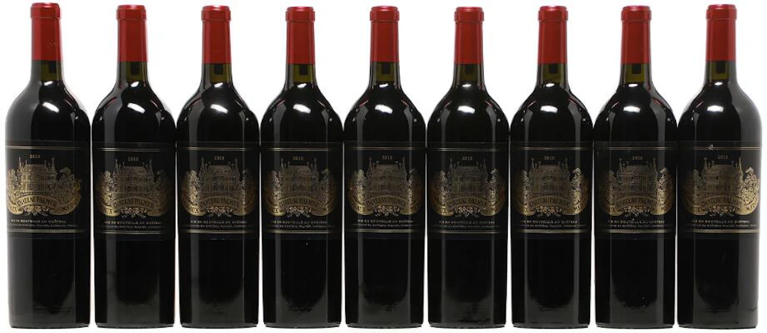 9 bts. Château Palmer, Cantenac - Margaux. 3. Cru Classé 2010 A (hf/in).