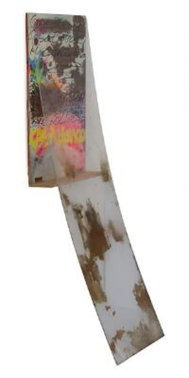 Fredrik Værslev: Untitled, 2010. Signed and dated on the reverse.