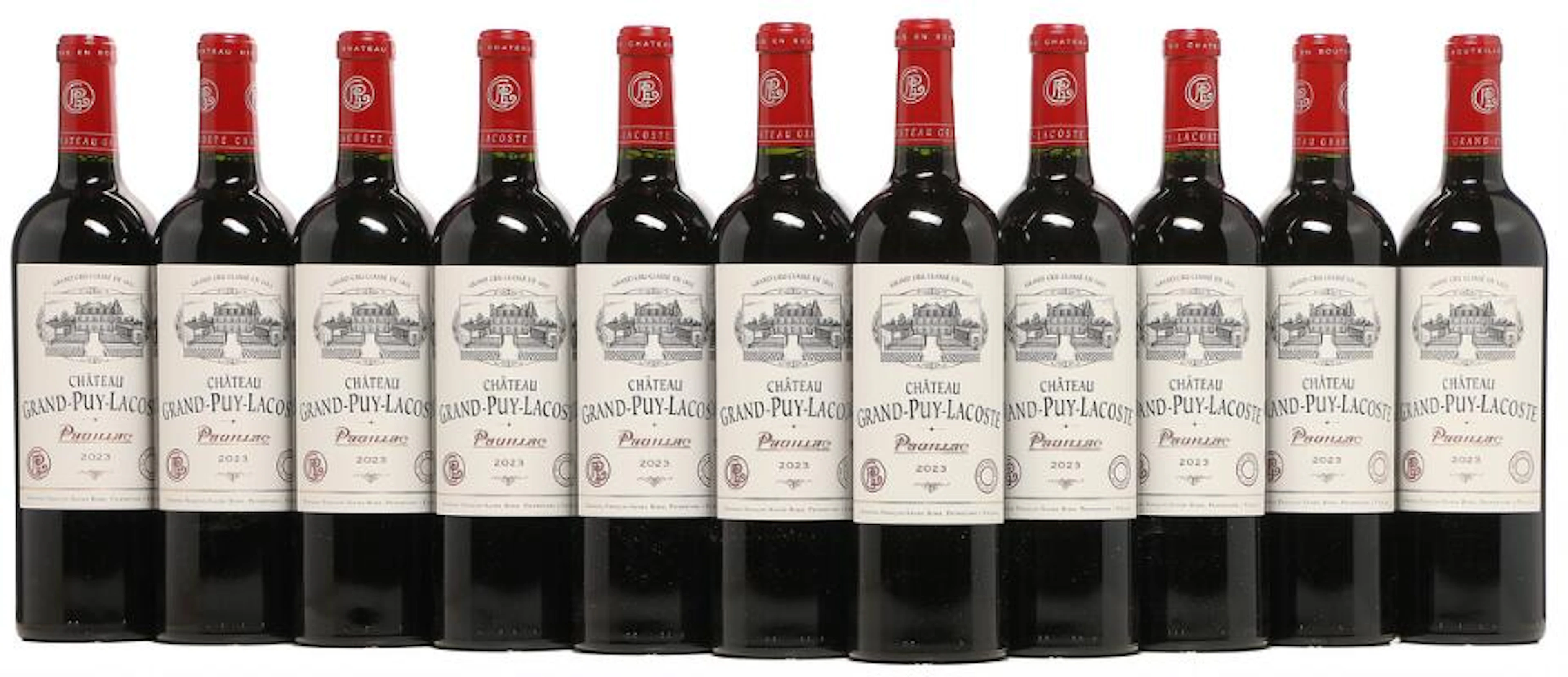 11 bts. Château Grand Puy Lacoste, Pauillac. 5. Cru Classé 2023 A