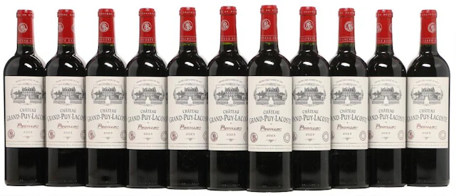 11 bts. Château Grand Puy Lacoste, Pauillac. 5. Cru Classé 2023 A