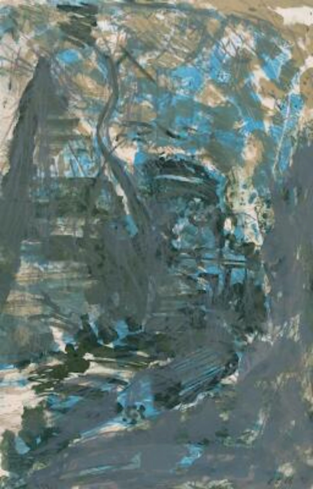 Per Kirkeby: Untitled. Signed Per Kirkeby 75, 103/350. Lithograph.