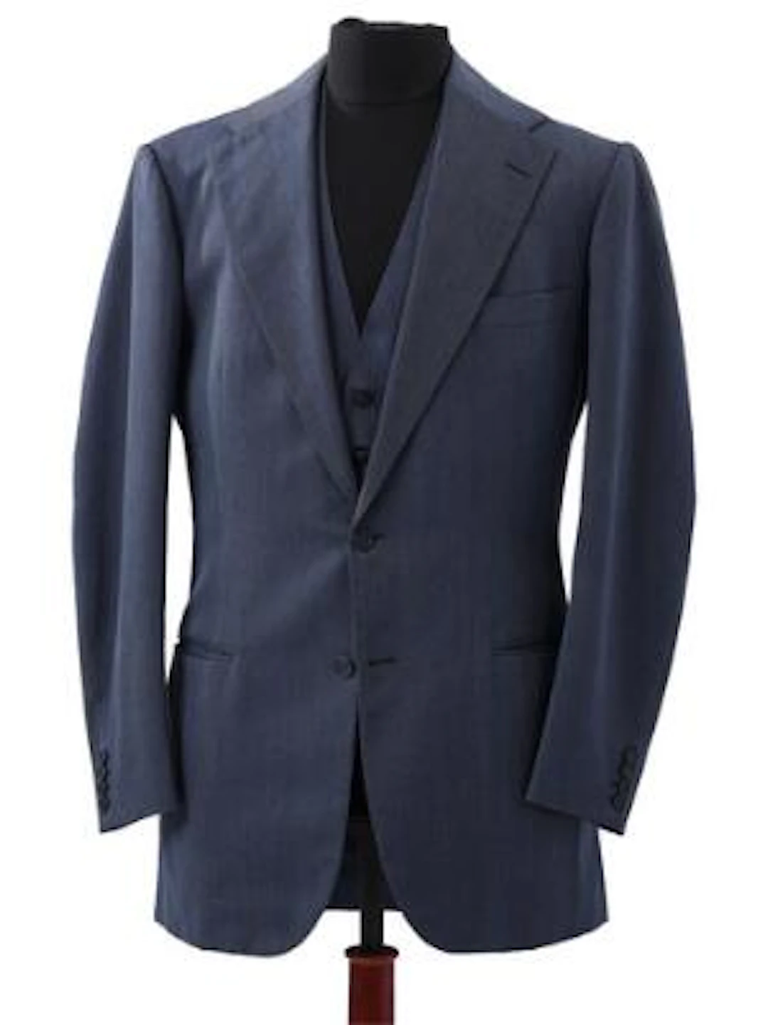 Alfred Alm: A three-piece blue business suit. 1974. (3) – Bruun Rasmussen