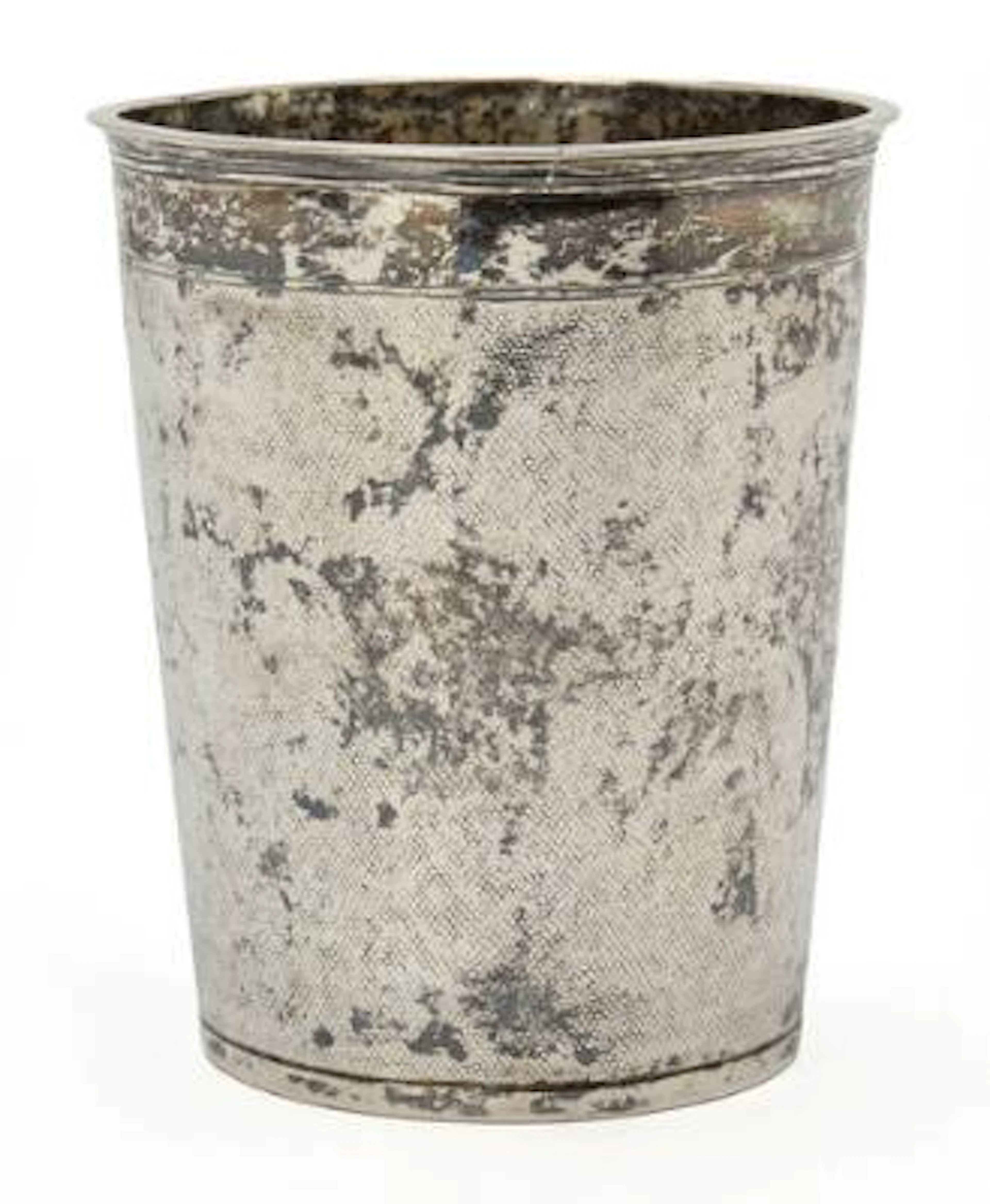 A Danish Baroque silver snakeskin beaker. Maker Gievert Johansen Harder