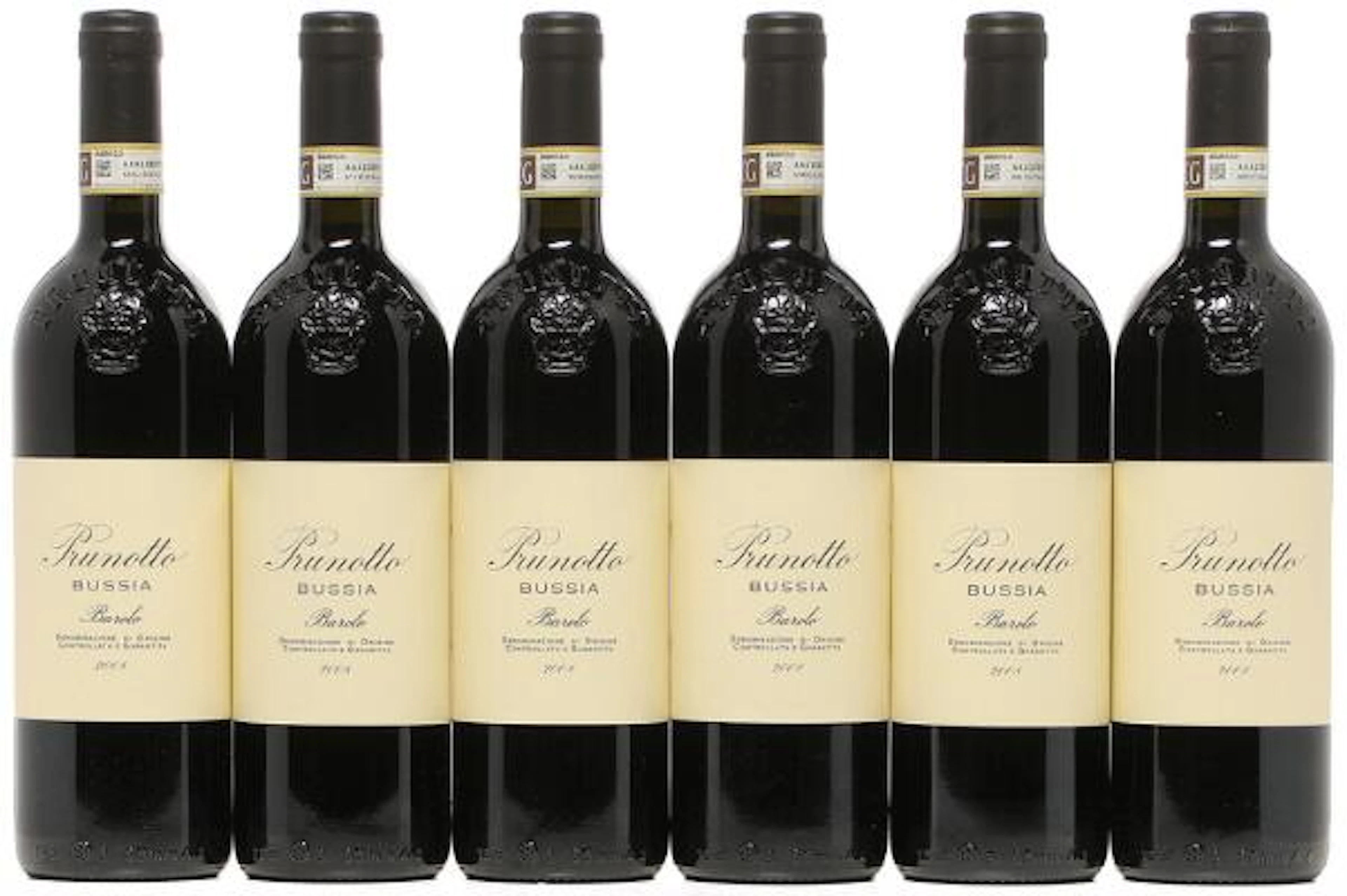 6 bts. Barolo "Bussia", Prunotto 2008 A (hf/in). Oc. – Bruun Rasmussen