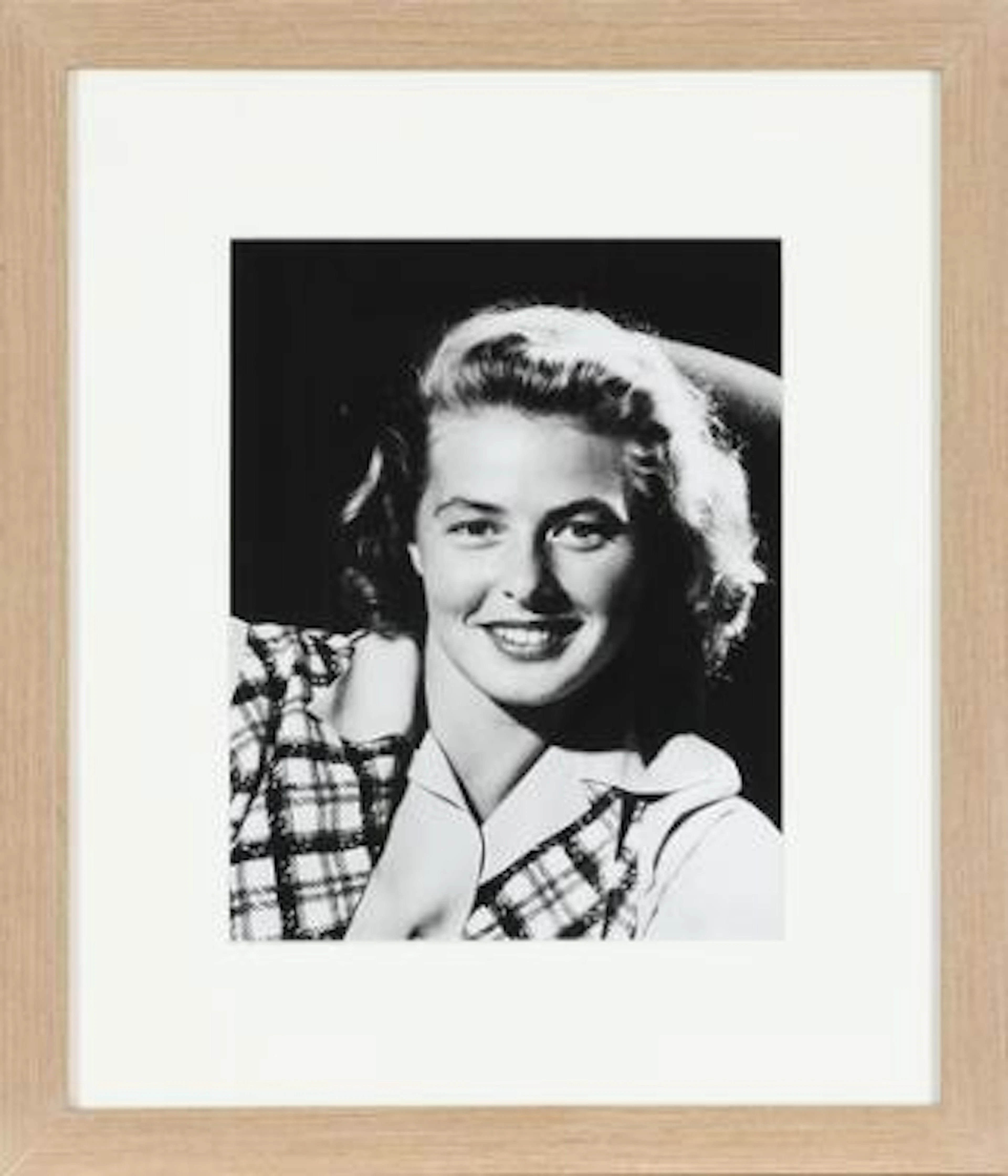 Philippe Halsman: Large black-and-white portrait of the Swedish actress