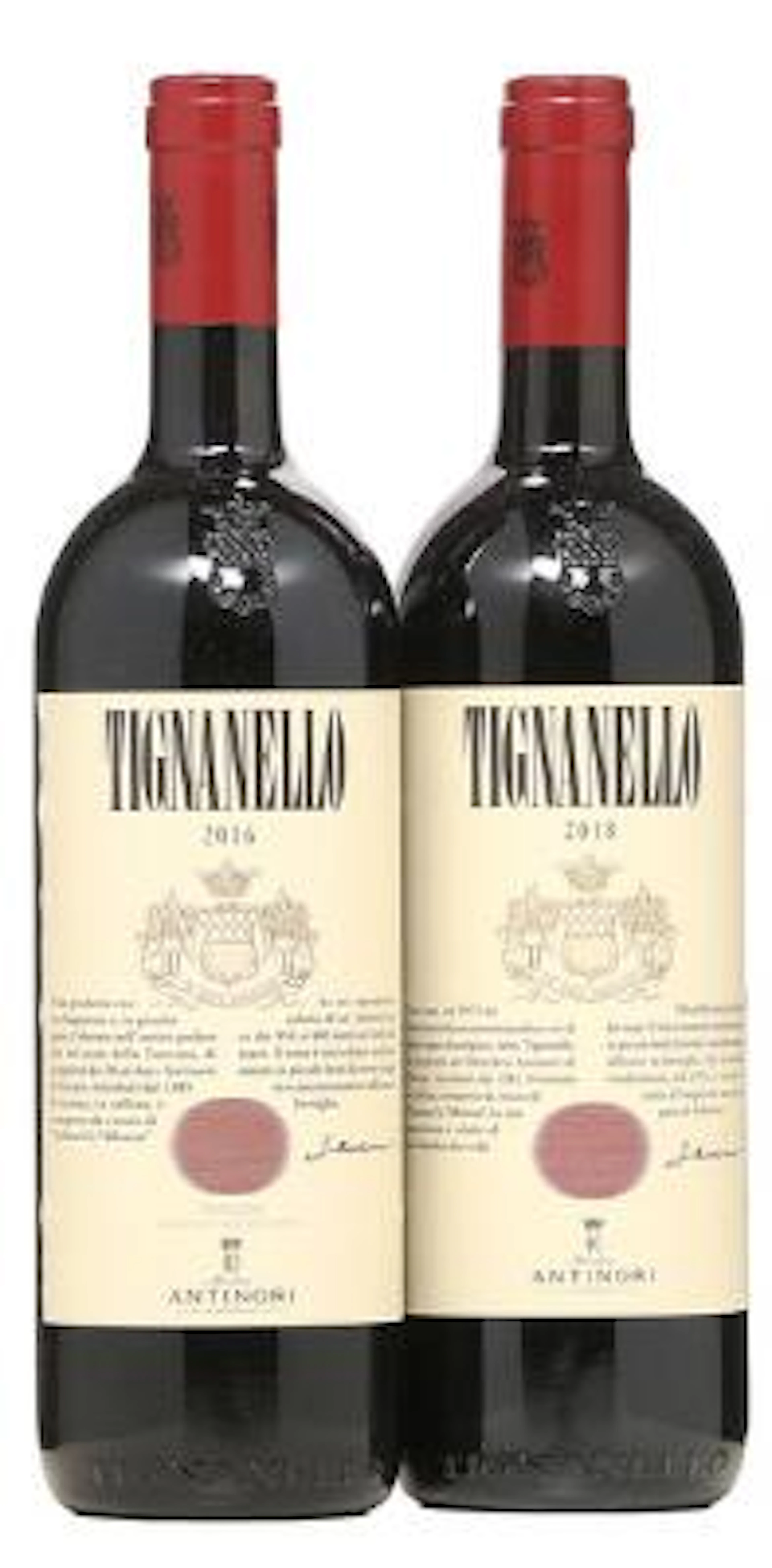 1 bt. Tignanello, Antinori, Toscana 2016 A (hf/in). etc. Total 2 bts.