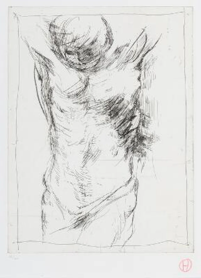 Preben Hornung: Untitled from "33 Etchings". Signed monogram, 18/20.