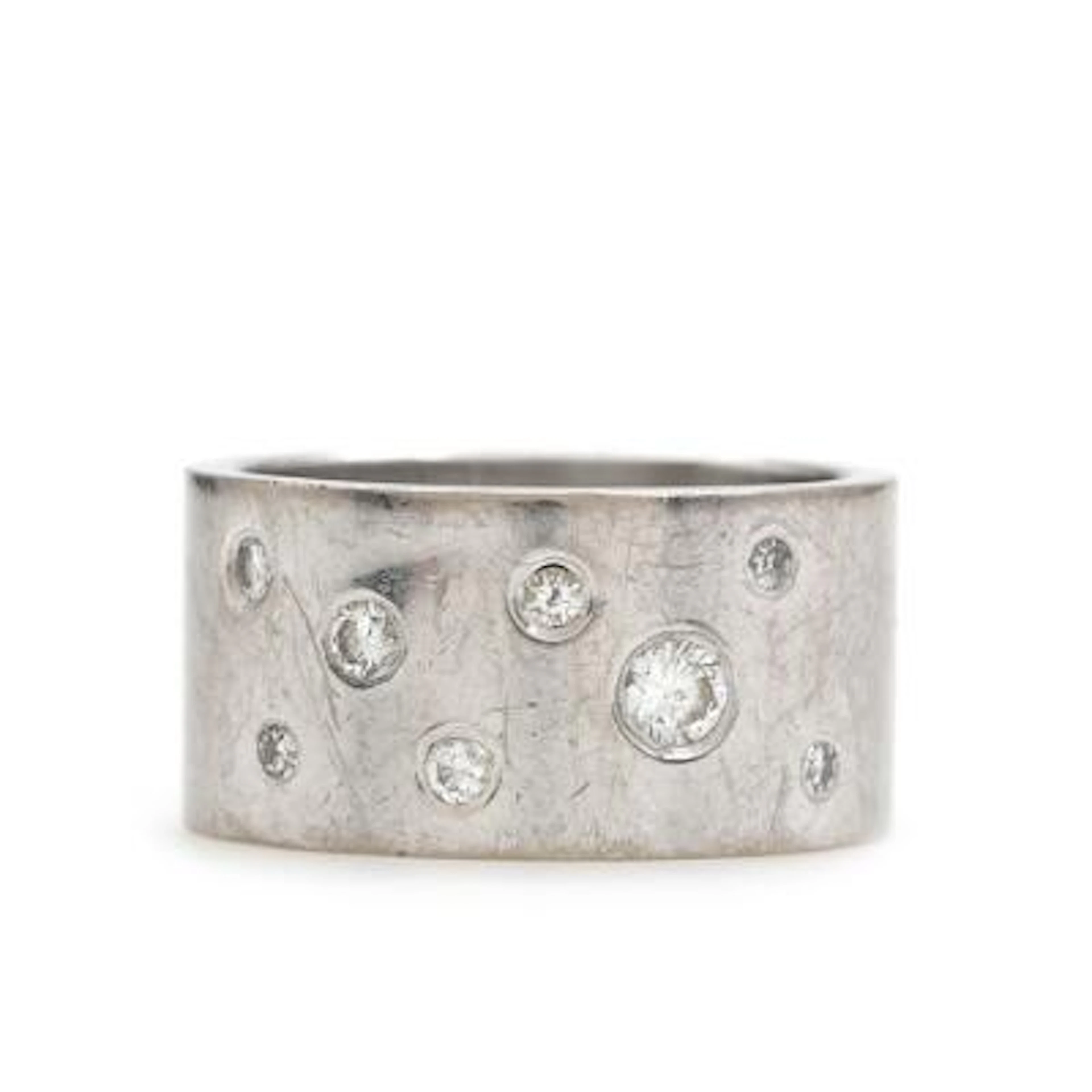 Lene Visholm: Diamond ring set with diamonds totalling 0.41 ct, mounted