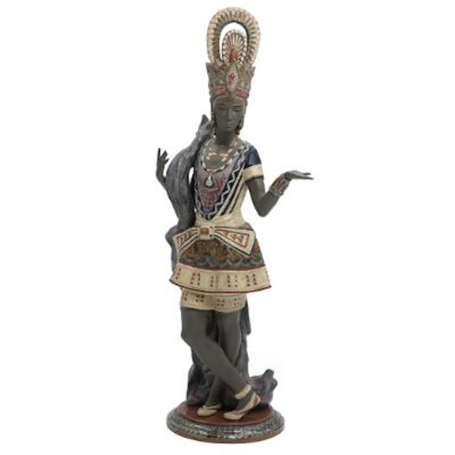 Vincente Martinez: 'Firebird'. Figure of partially glazed ceramic.