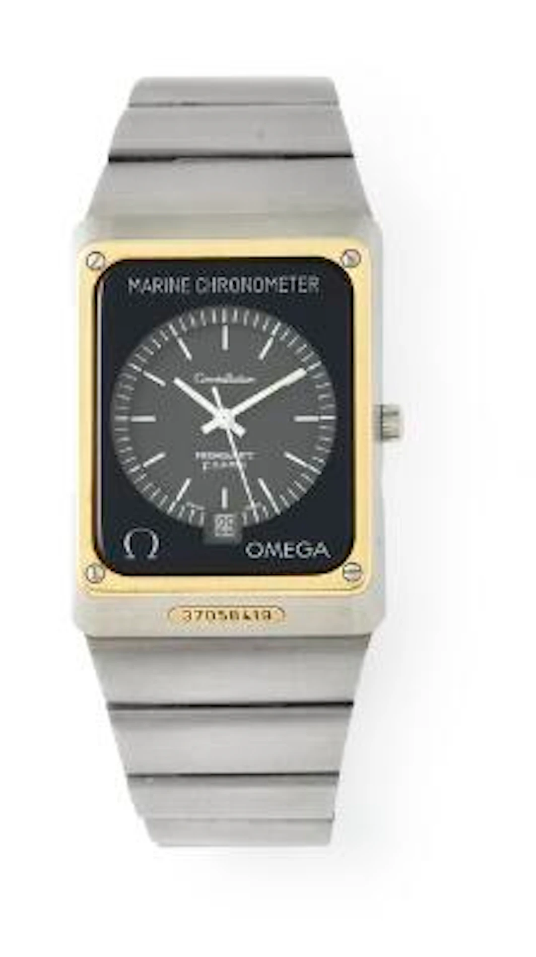 Omega: Constellation Marine Chronometer of 18k gold and steel, ref.
