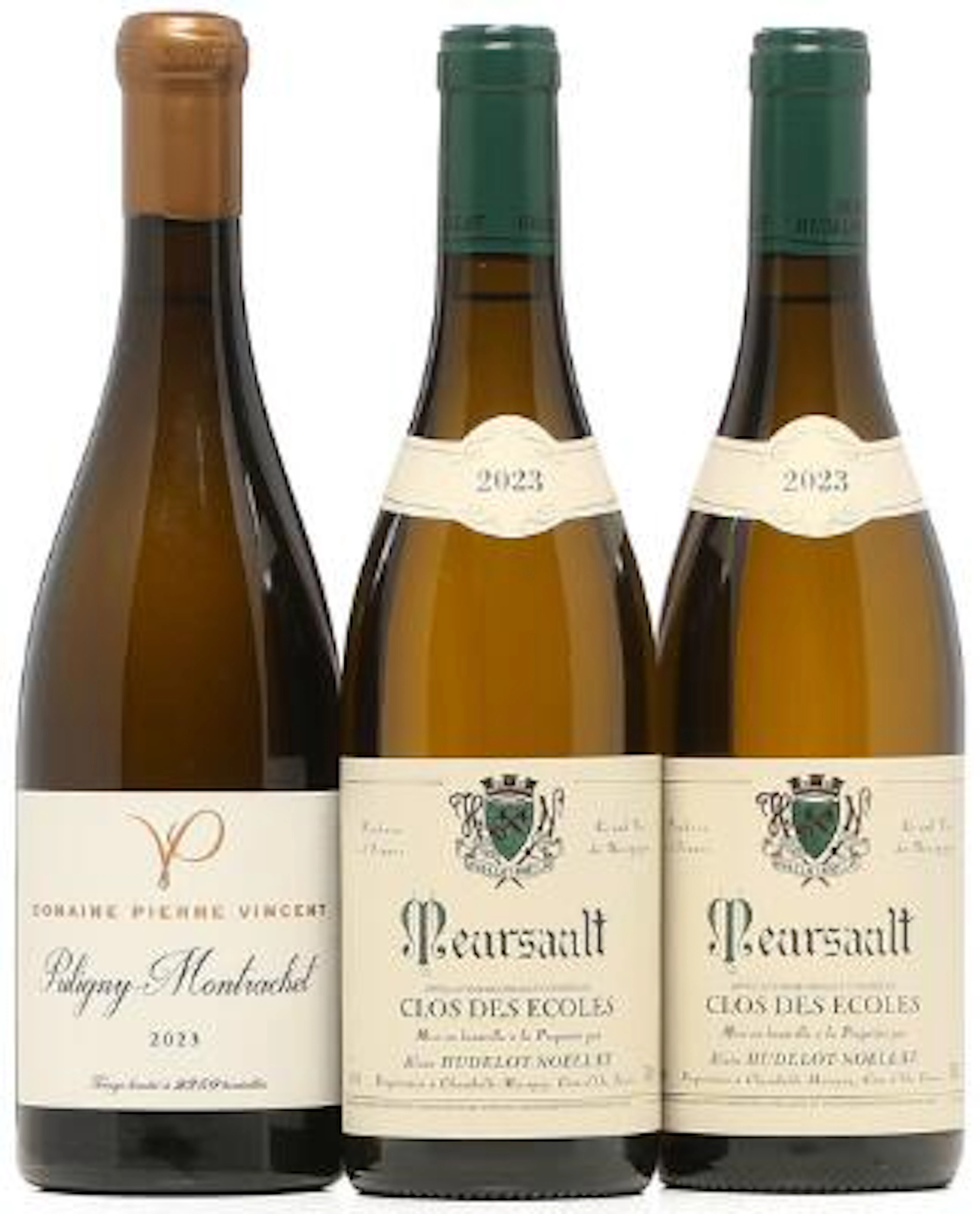 1 bt. Puligny-Montrachet, Domaine Pierre Vincent 2023 A (hf/in). etc.