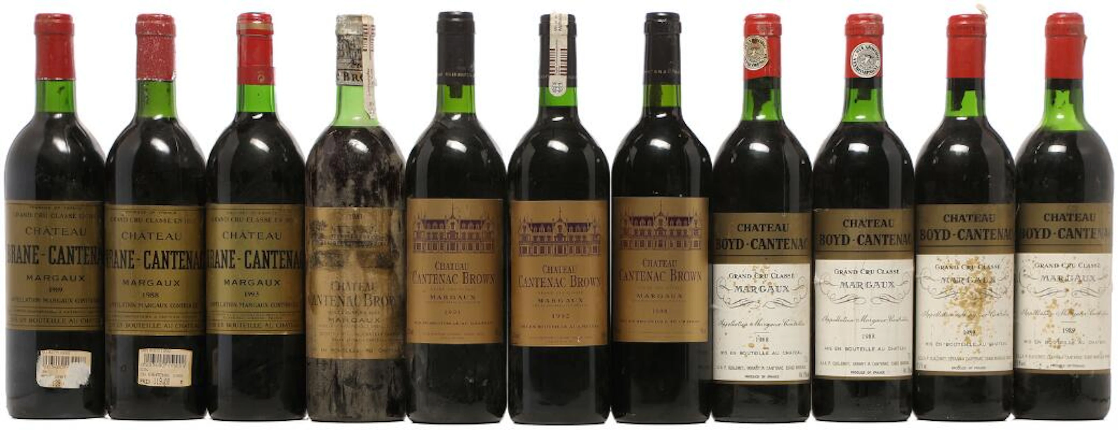 1 bt. Château Brane Cantenac, Margaux. 2. Cru Classé 1989 A-A/B (bn).
