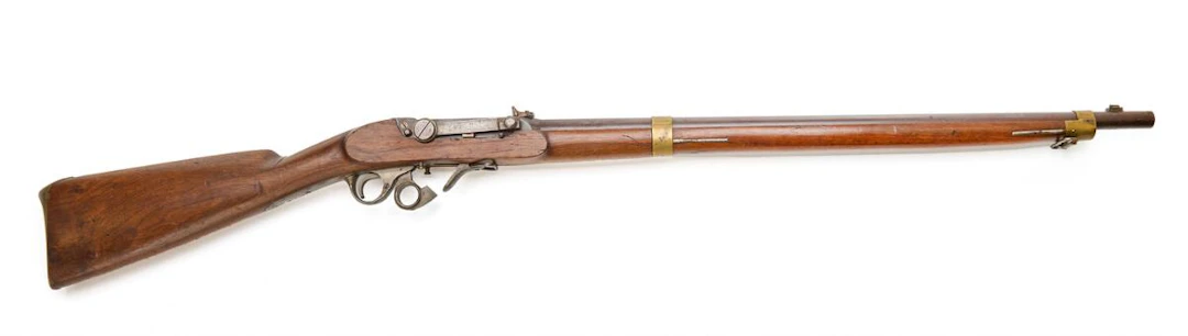 Chamber-loading rifle M/1851 for the Swedish navy manufactured in