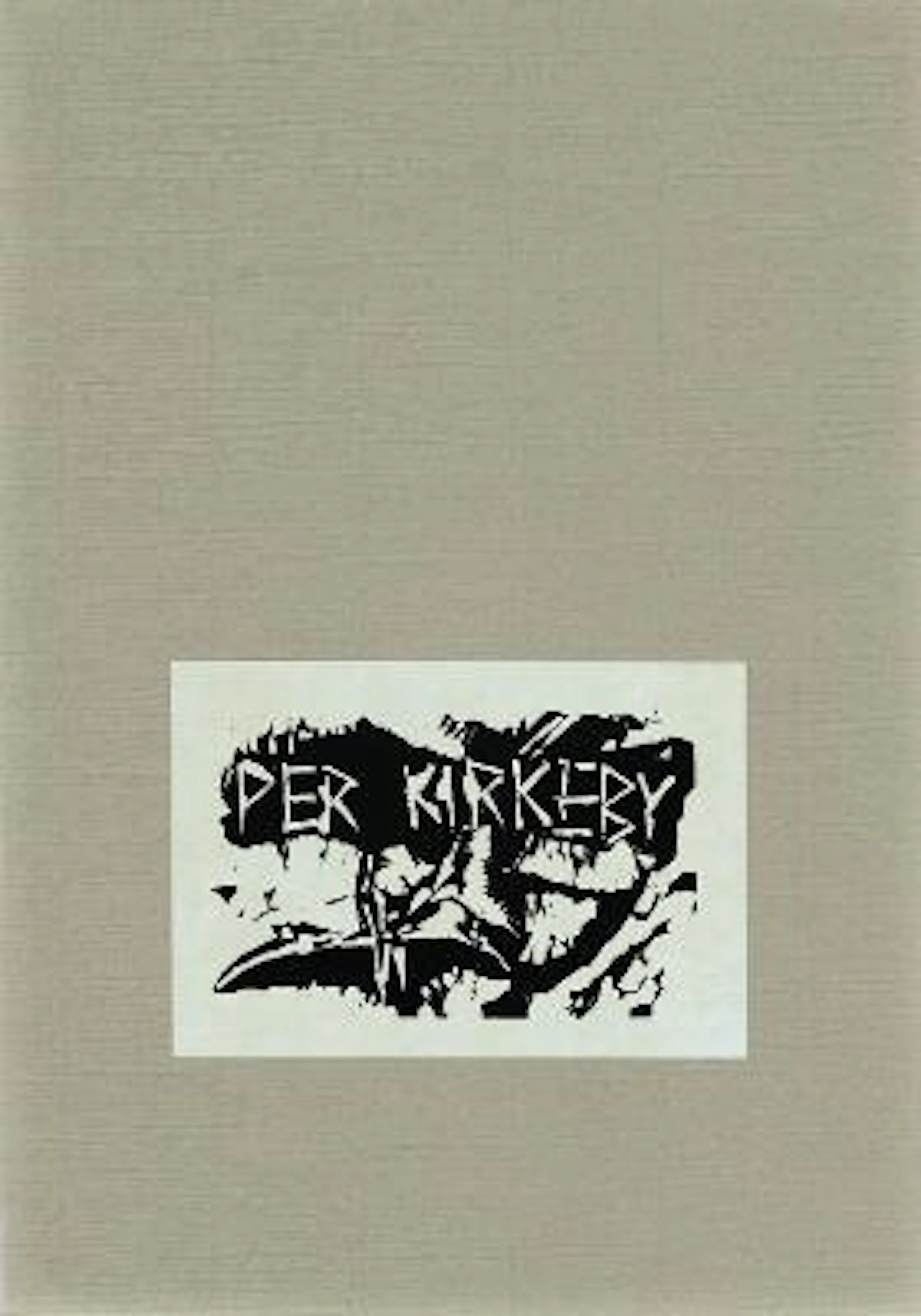Per Kirkeby: "Figurer", 1964–66. Signed Per Kirkeby in the colophon