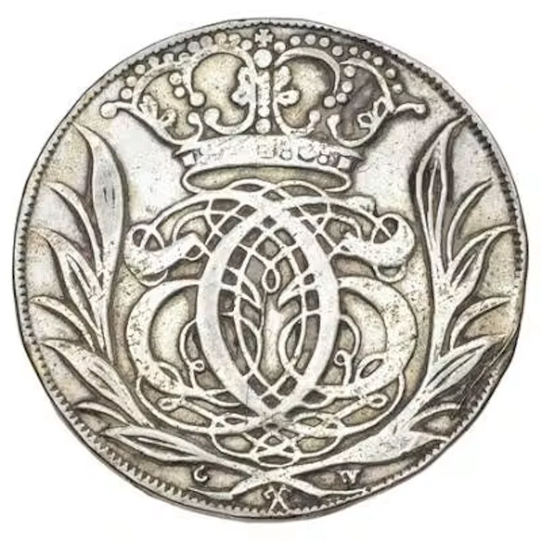 Christian V, Glückstadt, 4 mark / krone 1693, H 125A – Bruun Rasmussen