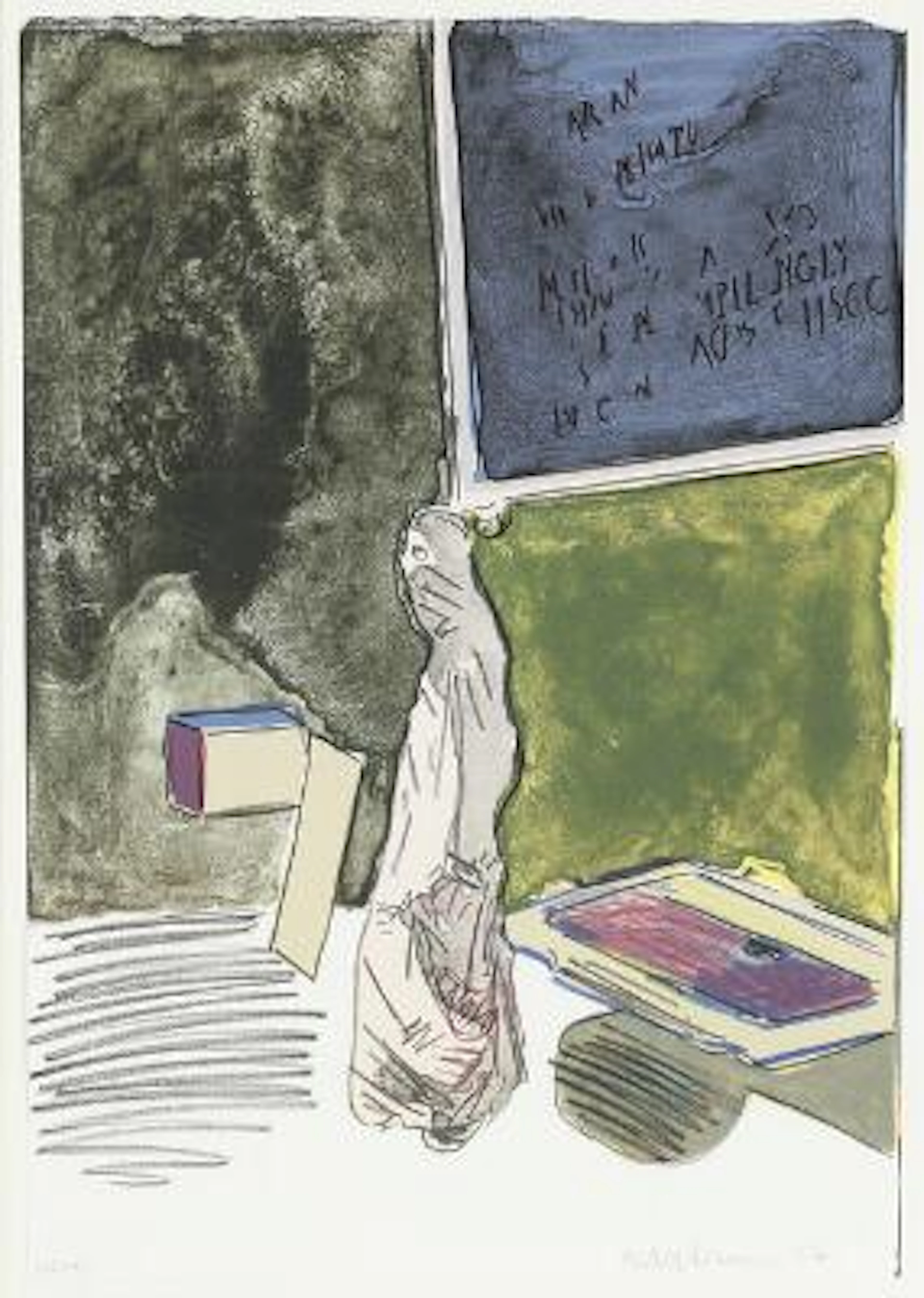 Erik A. Frandsen: Untitled, 2017. Signed and dated, 135/175. Lithograph