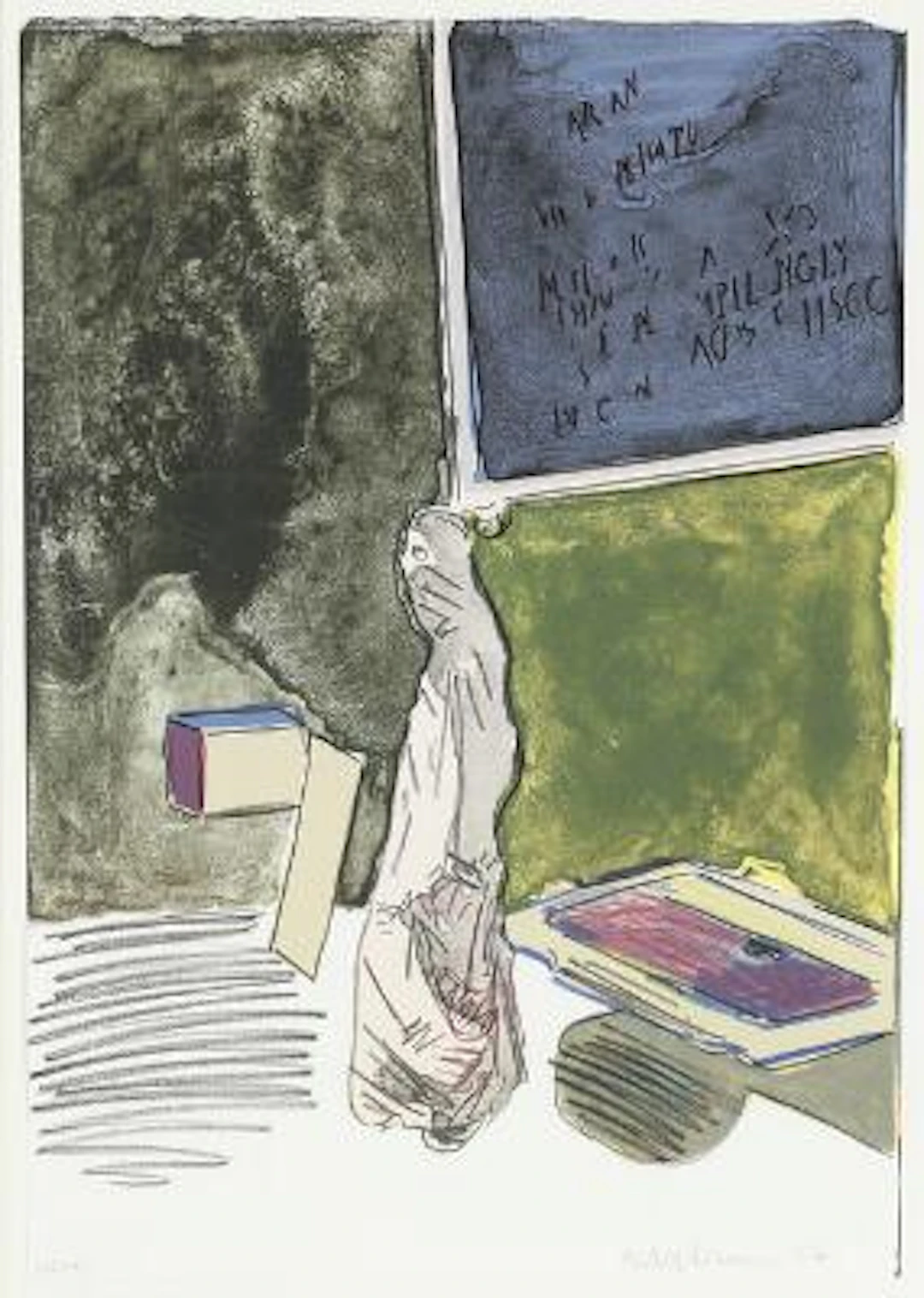 Erik A. Frandsen: Untitled, 2017. Signed and dated, 135/175. Lithograph