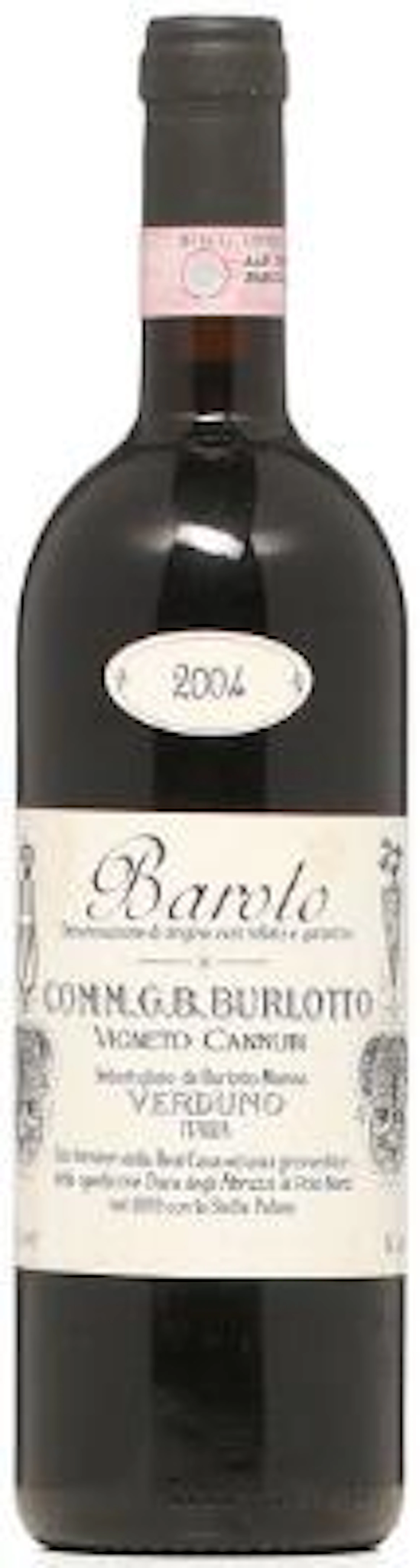 1 bt. Barolo, "Vigneto Cannubi", Burlotto 2004 A (hf/in). – Bruun