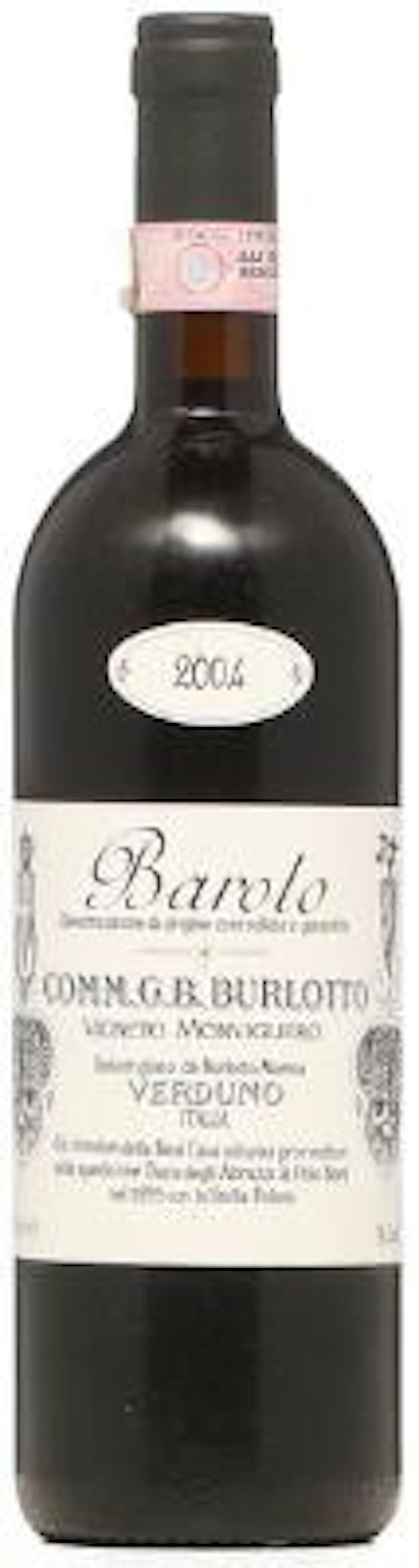 1 bt. Barolo "Vigneto Monvigliero", Comm. G. B. Burlotto 2004 A (hf/in).