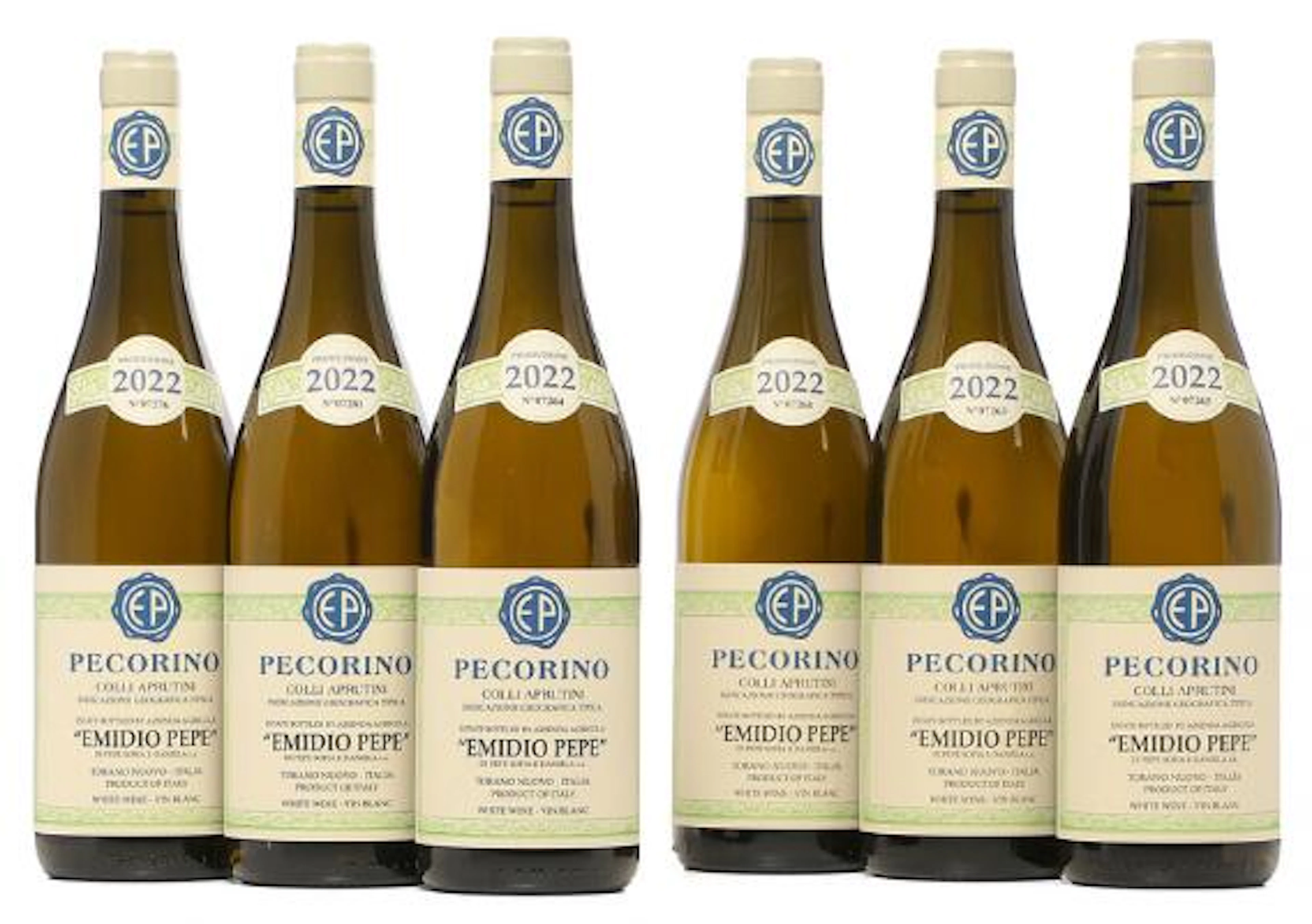 6 bts. Pecorino, Colli Aprutini, Emidio Pepe 2022 A (hf/in). Oc. –
