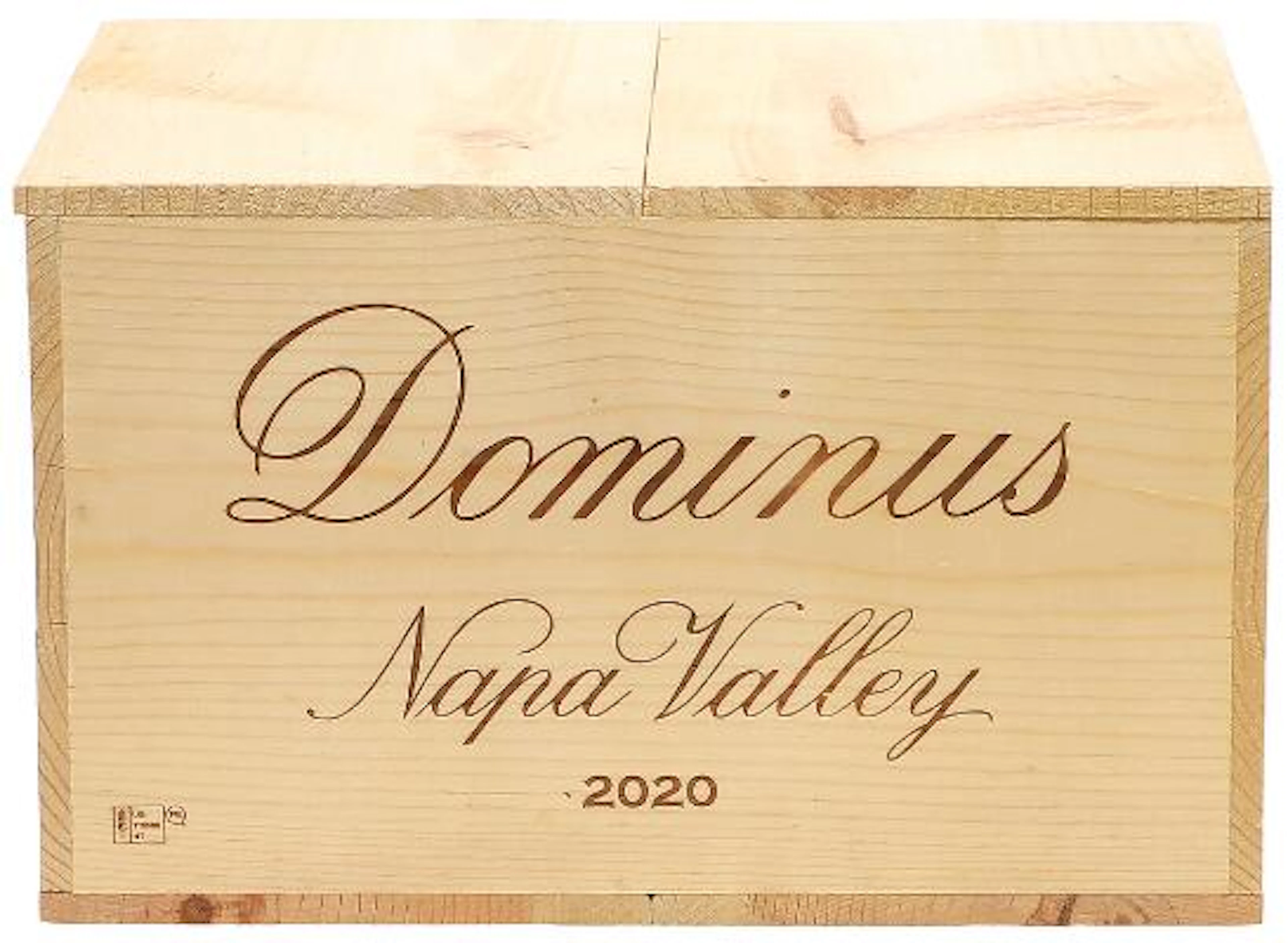 6 bts. Dominus Estate, Christian Moueix, Napa Valley 2020 A (hf/in).