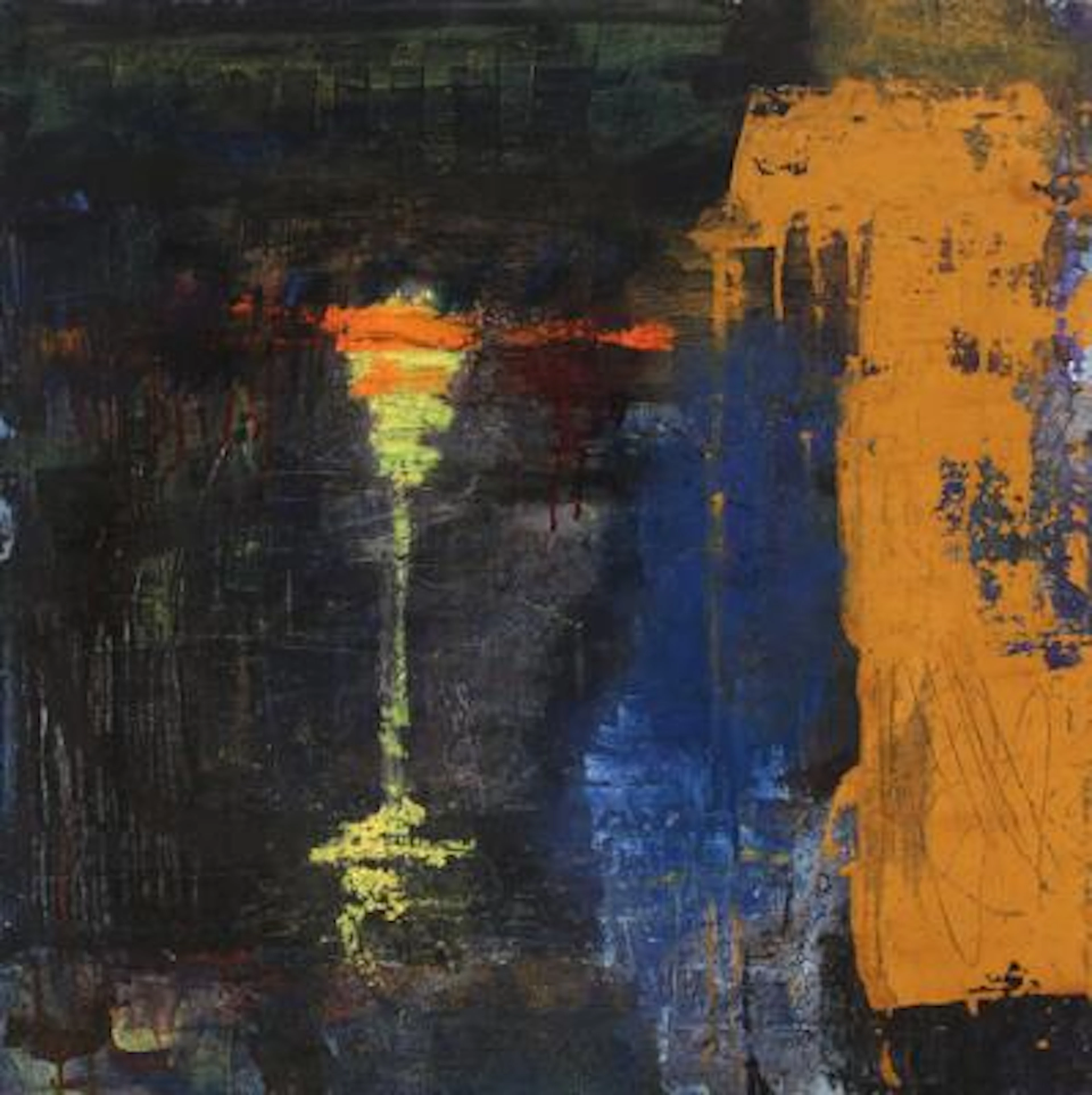 Jes Mogensen: "Blåt land", 1998. Signed on the reverse with title