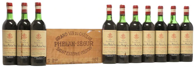 1 bt. Château Phélan-Segur, Saint-Estephe 1976 A/B (ts). Owc. etc.