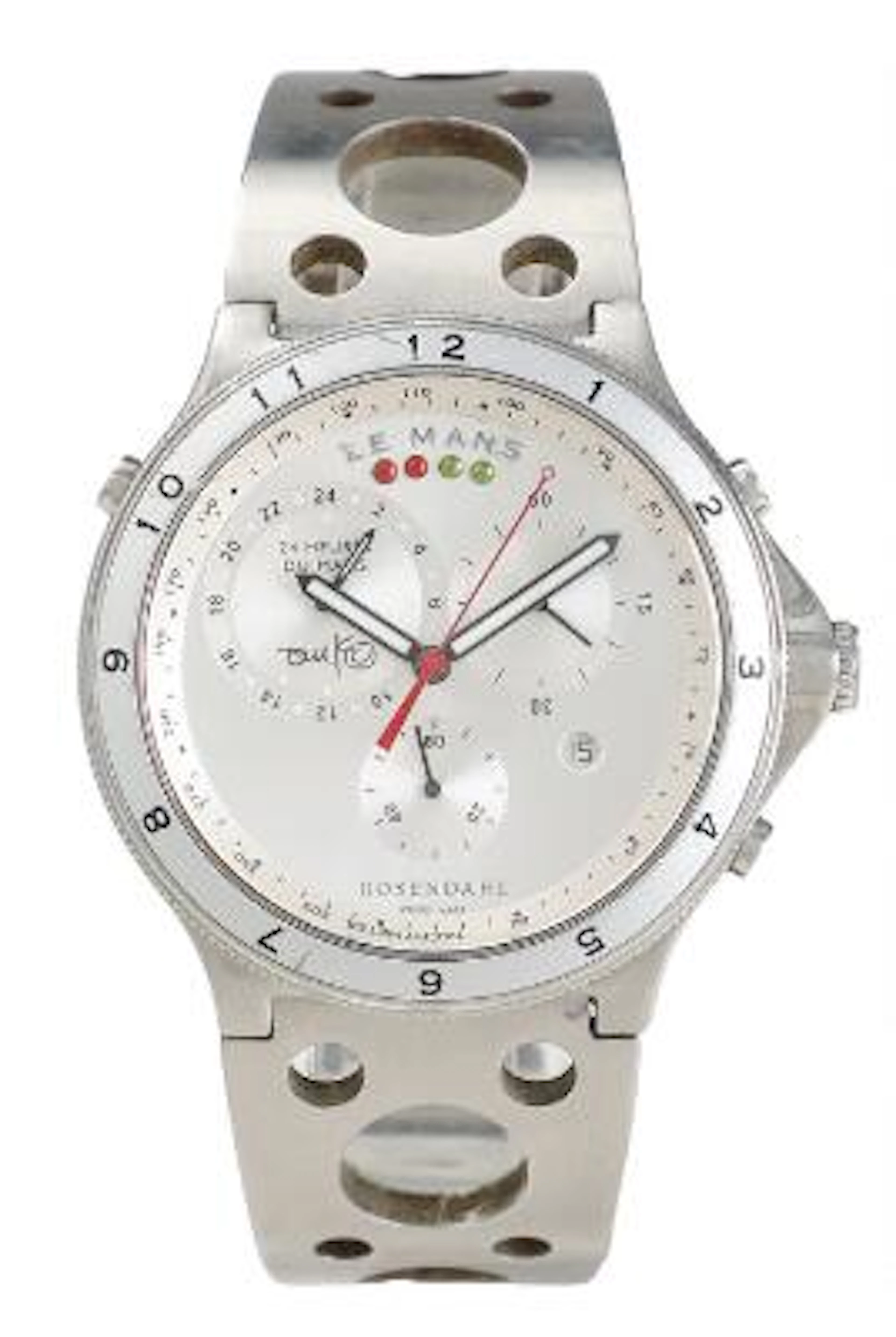 Rosendahl: A wristwatch of steel. Model Tom Kristensen Le Mans, ref.