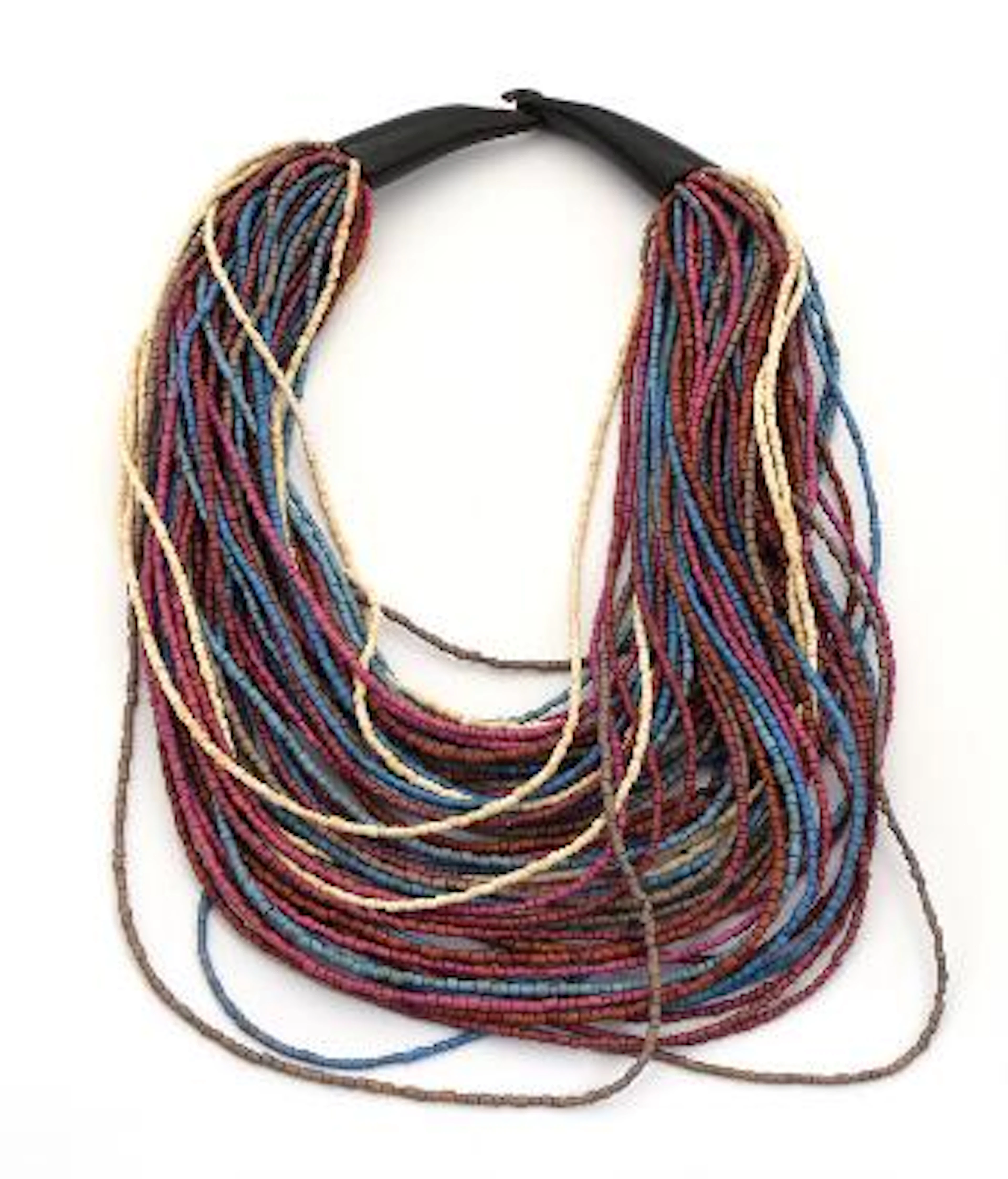 Gerda Lynggaard, ascribed to: A multi-strand necklace with numerous