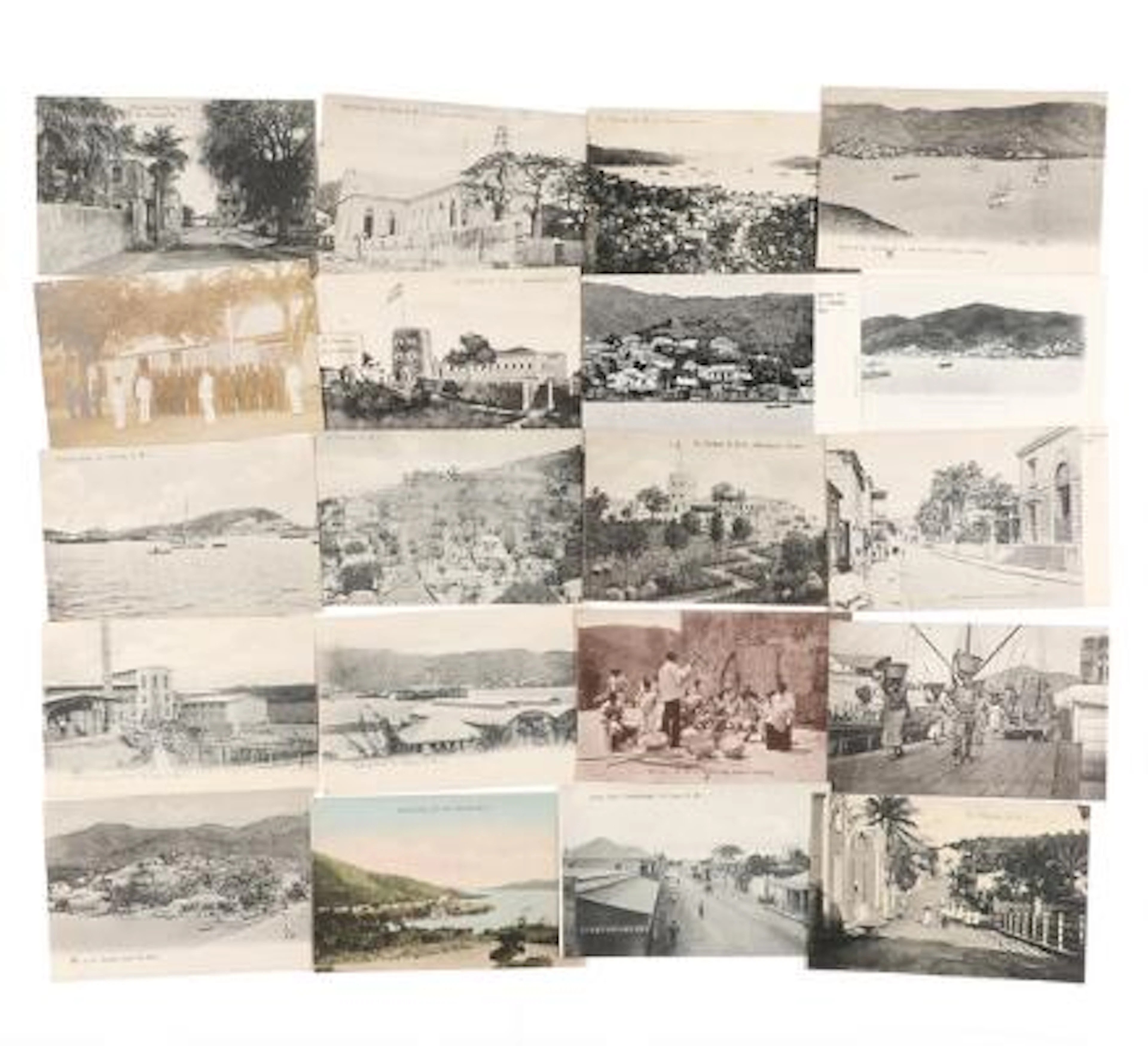 Postcards. Excellent lot with 80 old postcards with motifs from DWI