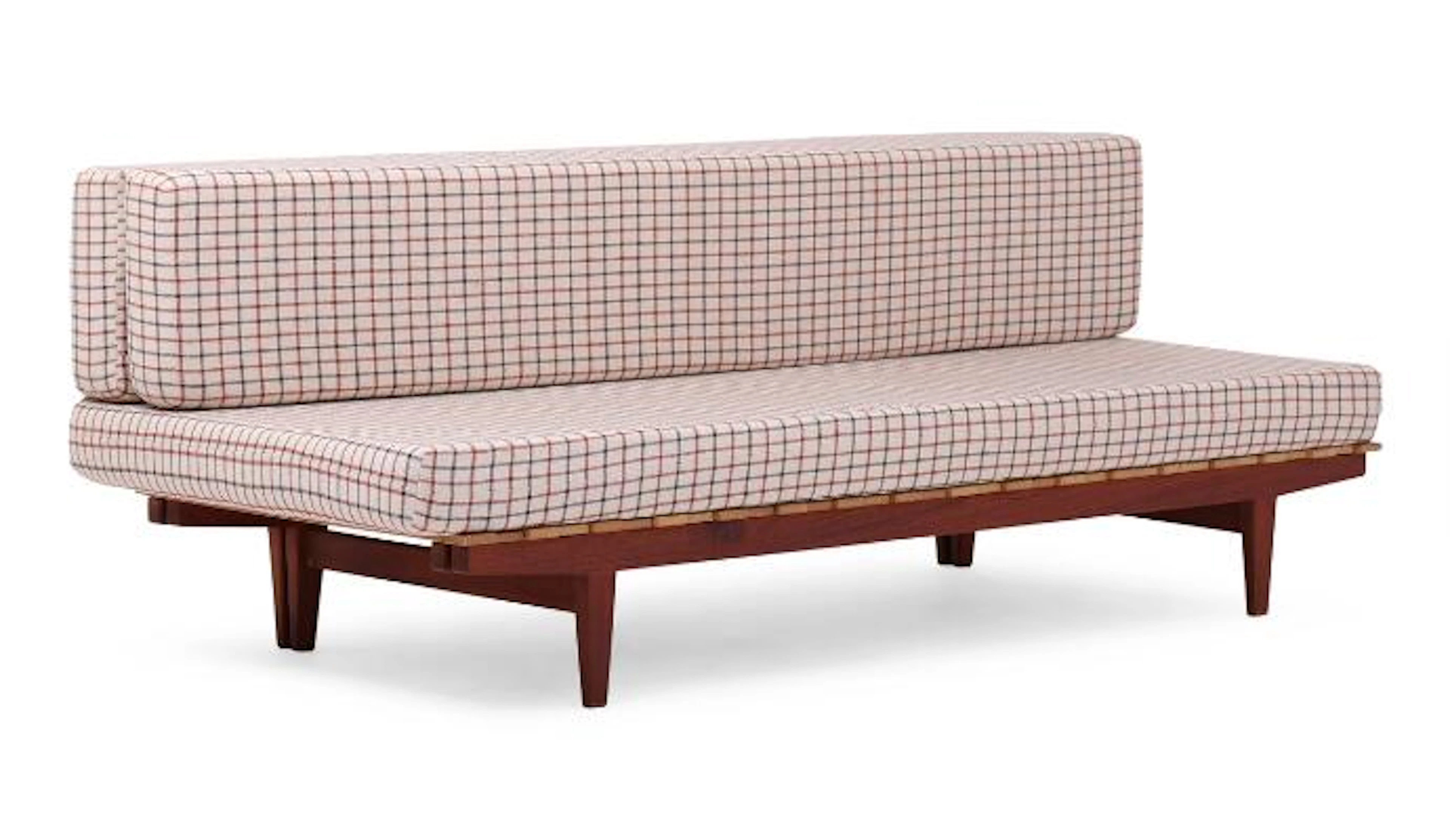 Ib Hylander: Daybed with pull-out, frame of teak, top of ash wood.