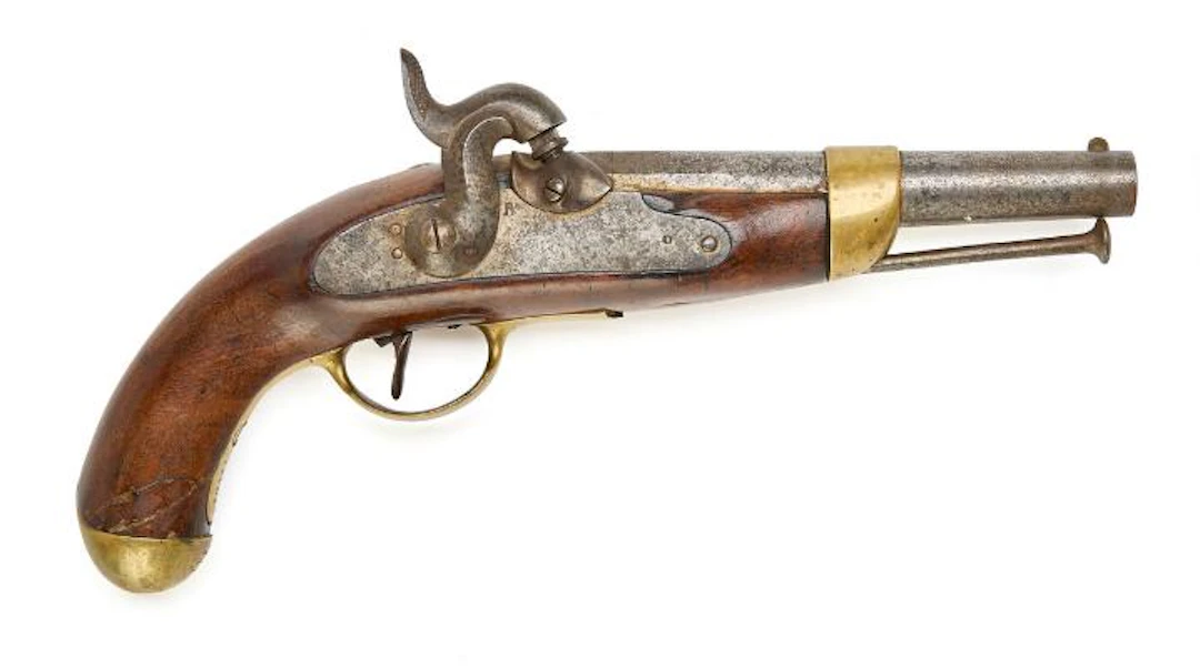 h naval pistol M/1852 with belt hook. – Bruun Rasmussen Auctioneers