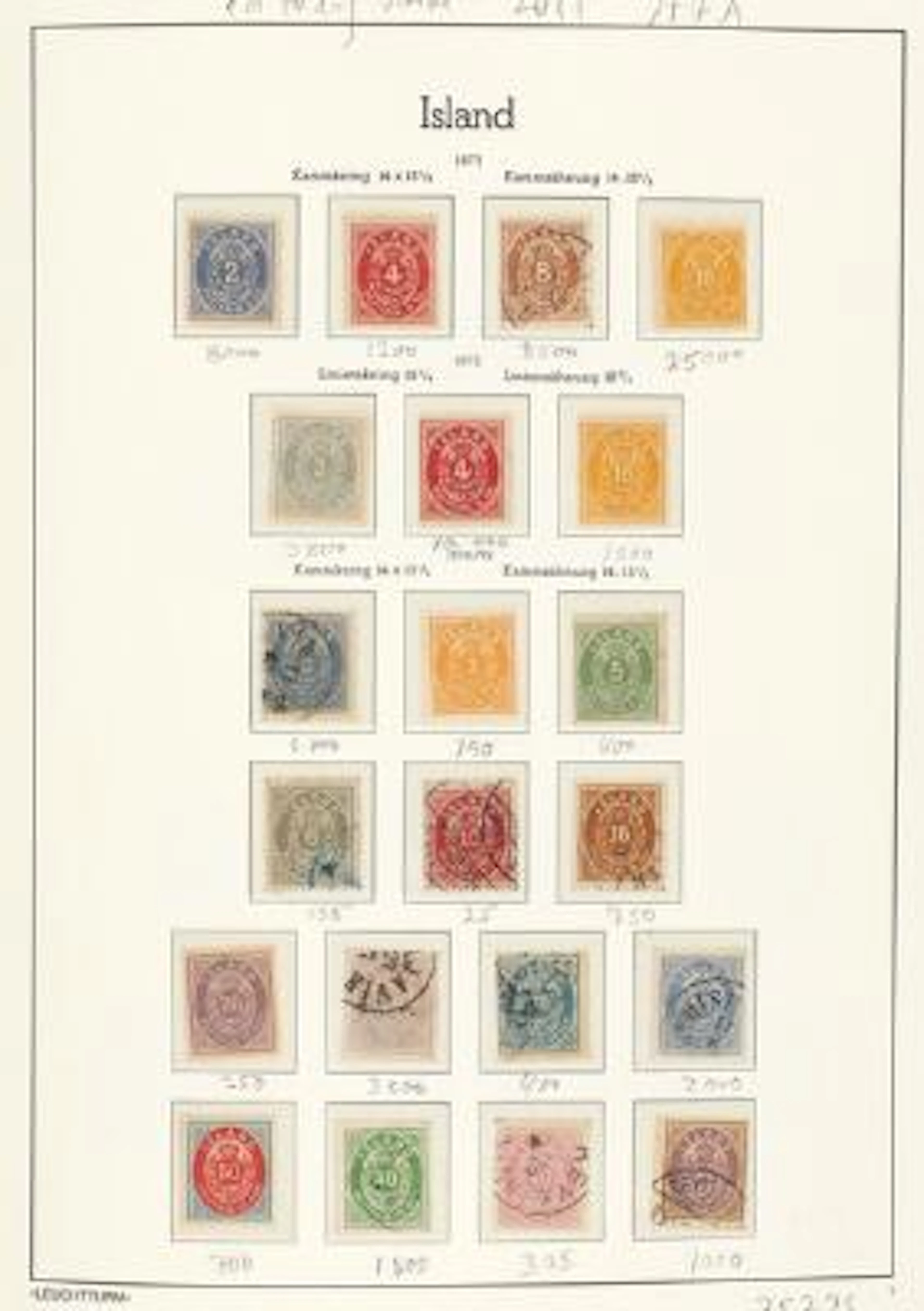 Iceland. 1873-2020. Very nice and well filled collection in 2 Leuchtturm