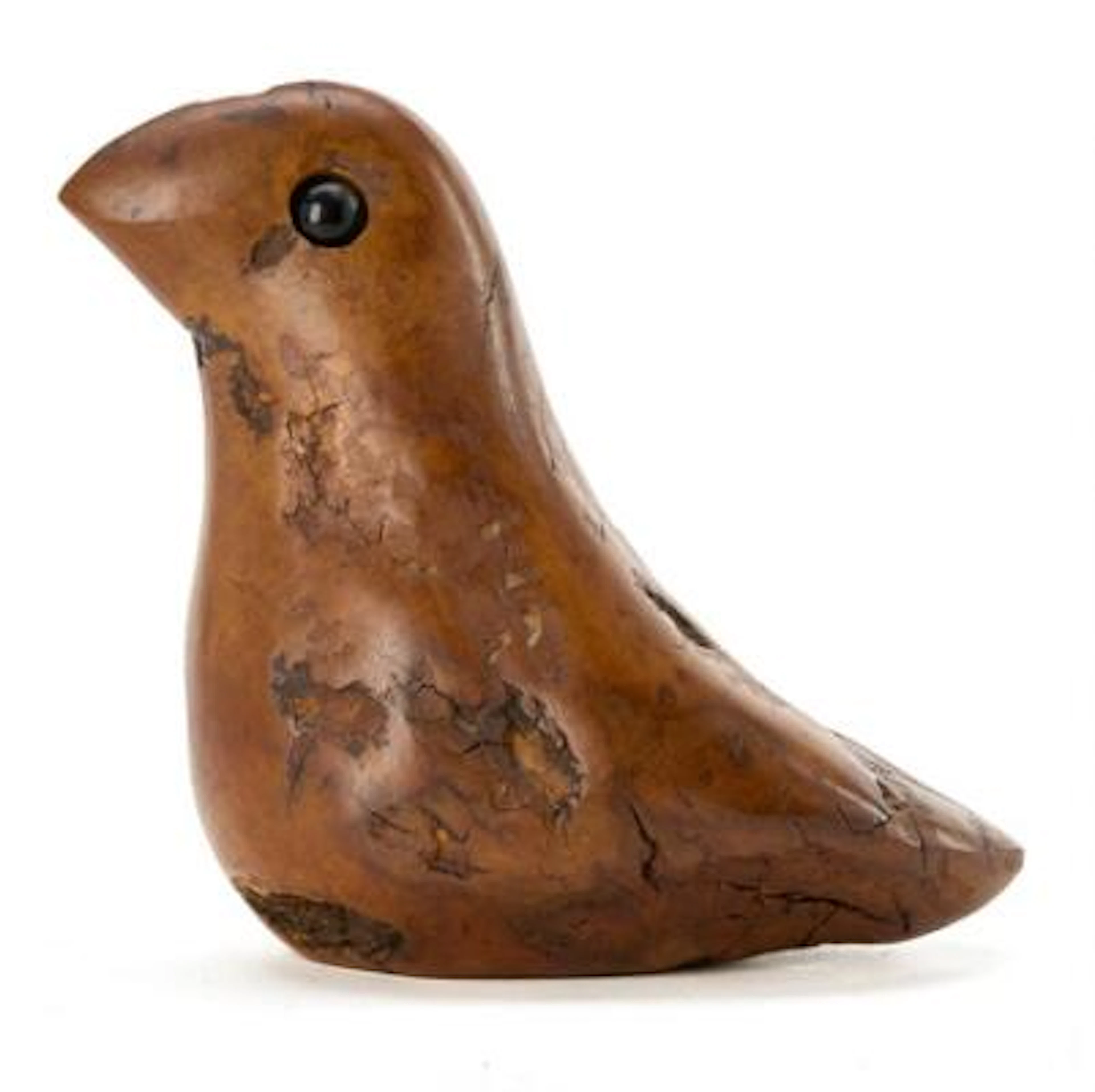 Jacob Hermann: A root wooden bird figure. H. 17 cm. L. 19 cm. W. 10
