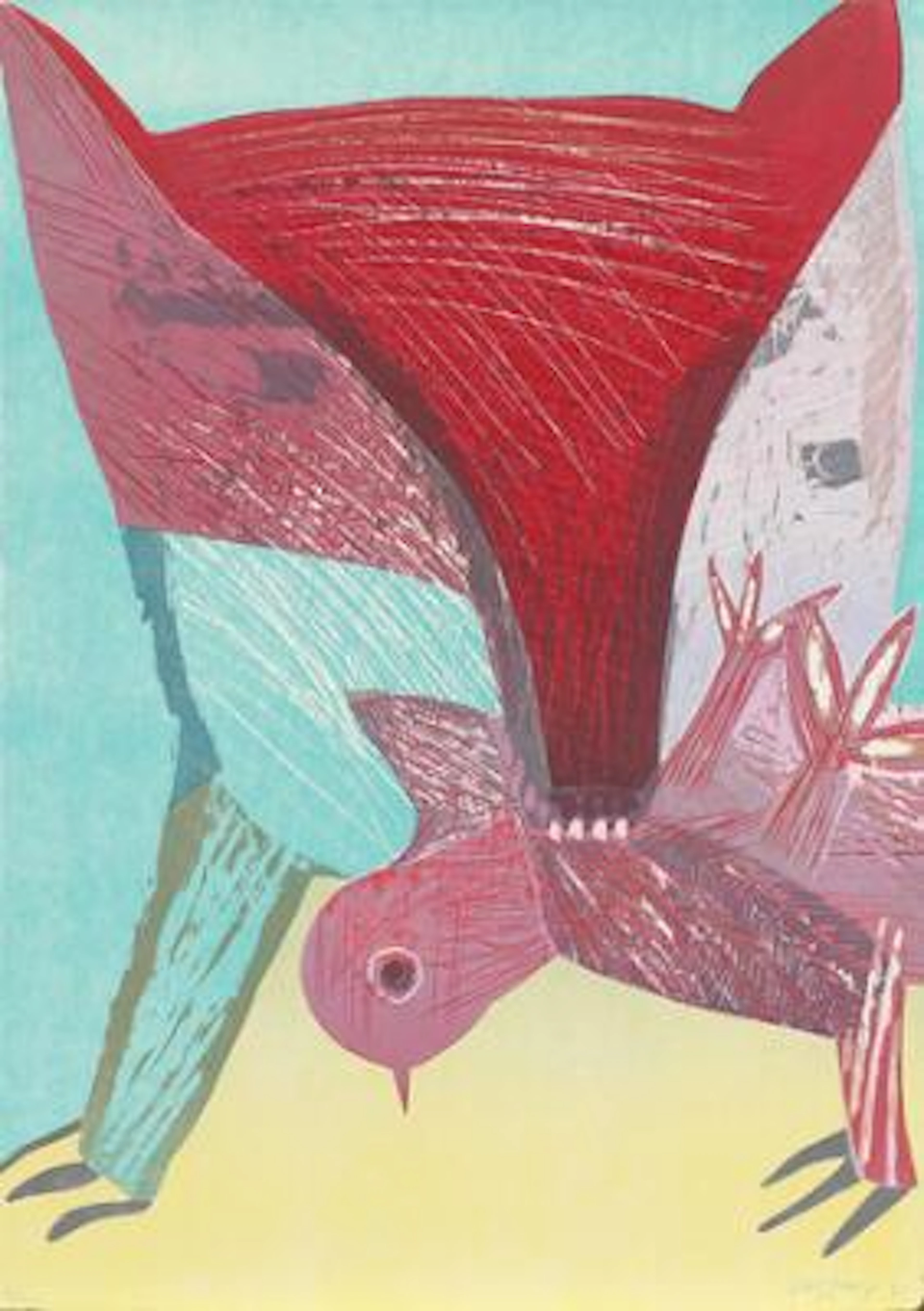 Arne Haugen Sørensen: Two compositions from the portfolio "Rov". Signed