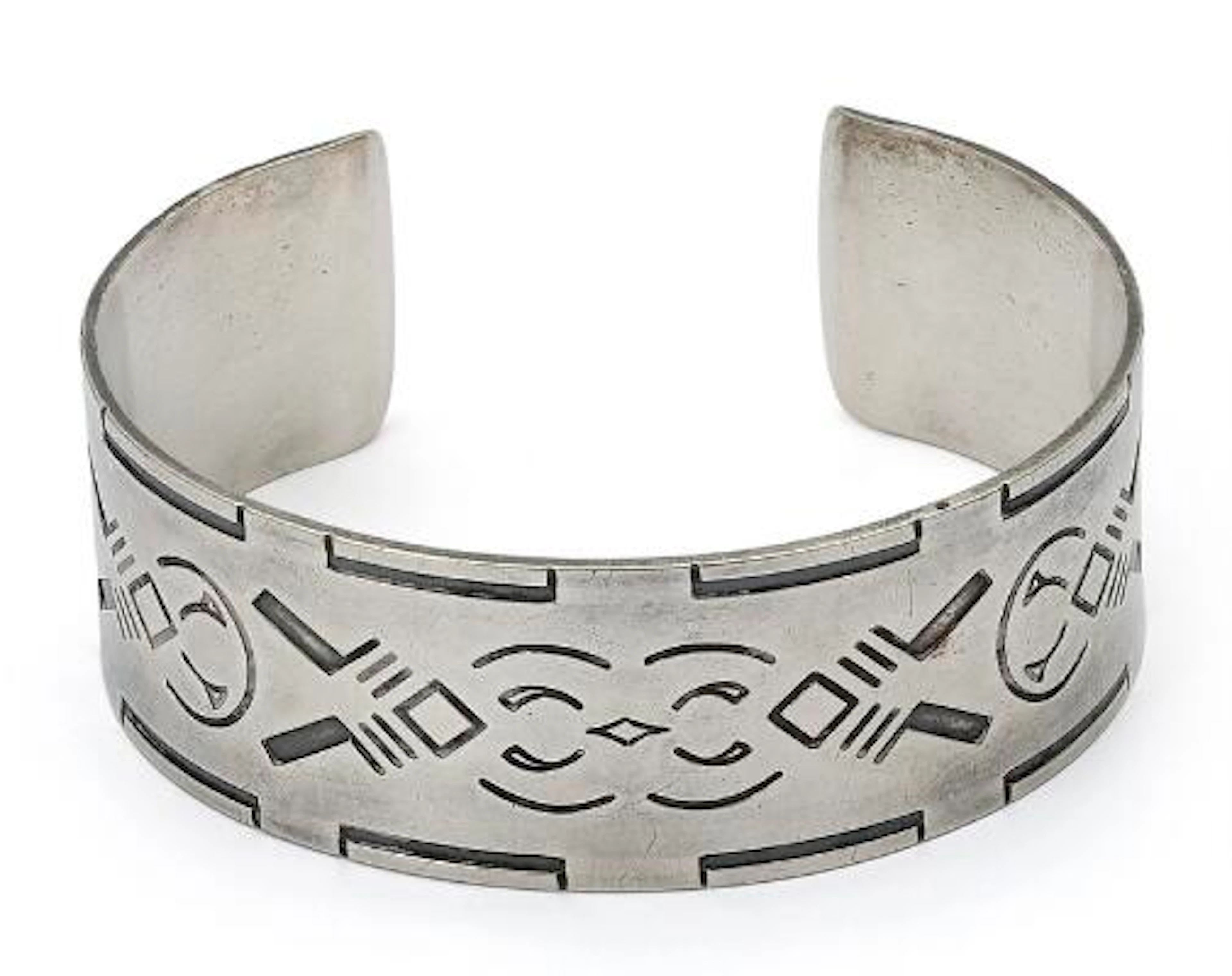 Harald Nielsen: A bangle of sterling silver. Design no. 64. Weight