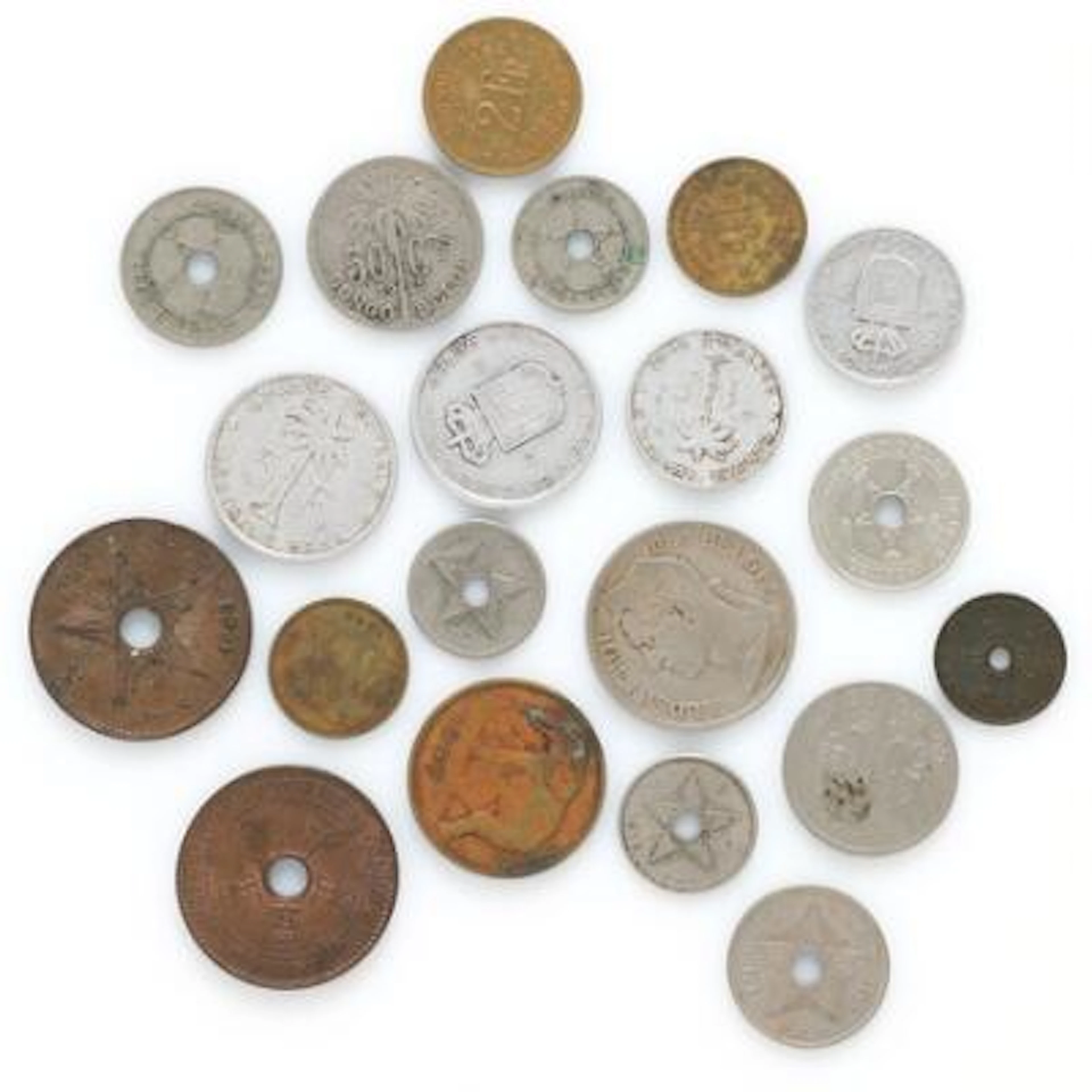 Belgium and Belgian Congo, coll. of coins, in total 93 pcs – Bruun