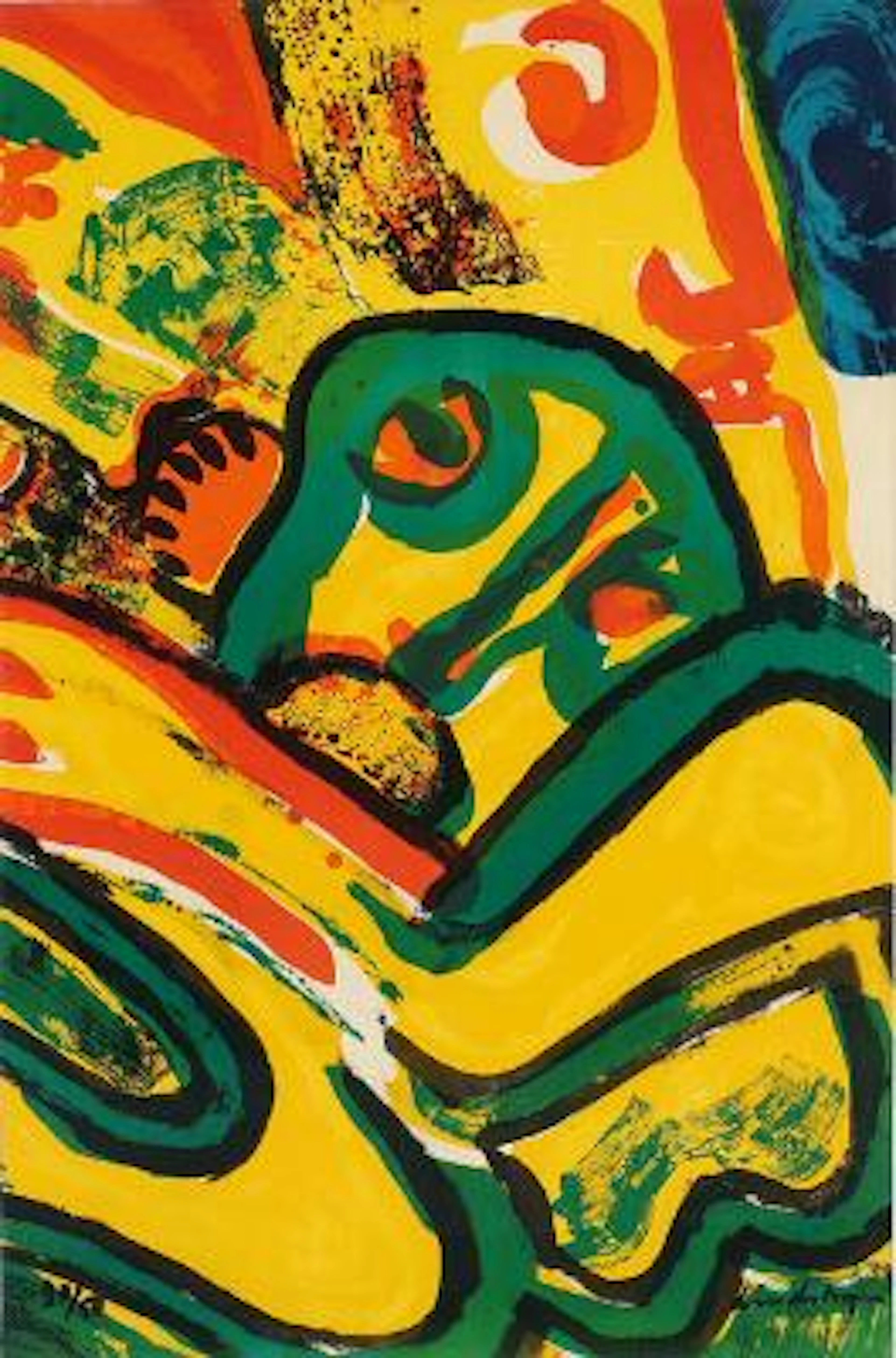 Bengt Lindström: Untitled. Signed Lindstrøm, 20/50. Lithograph in